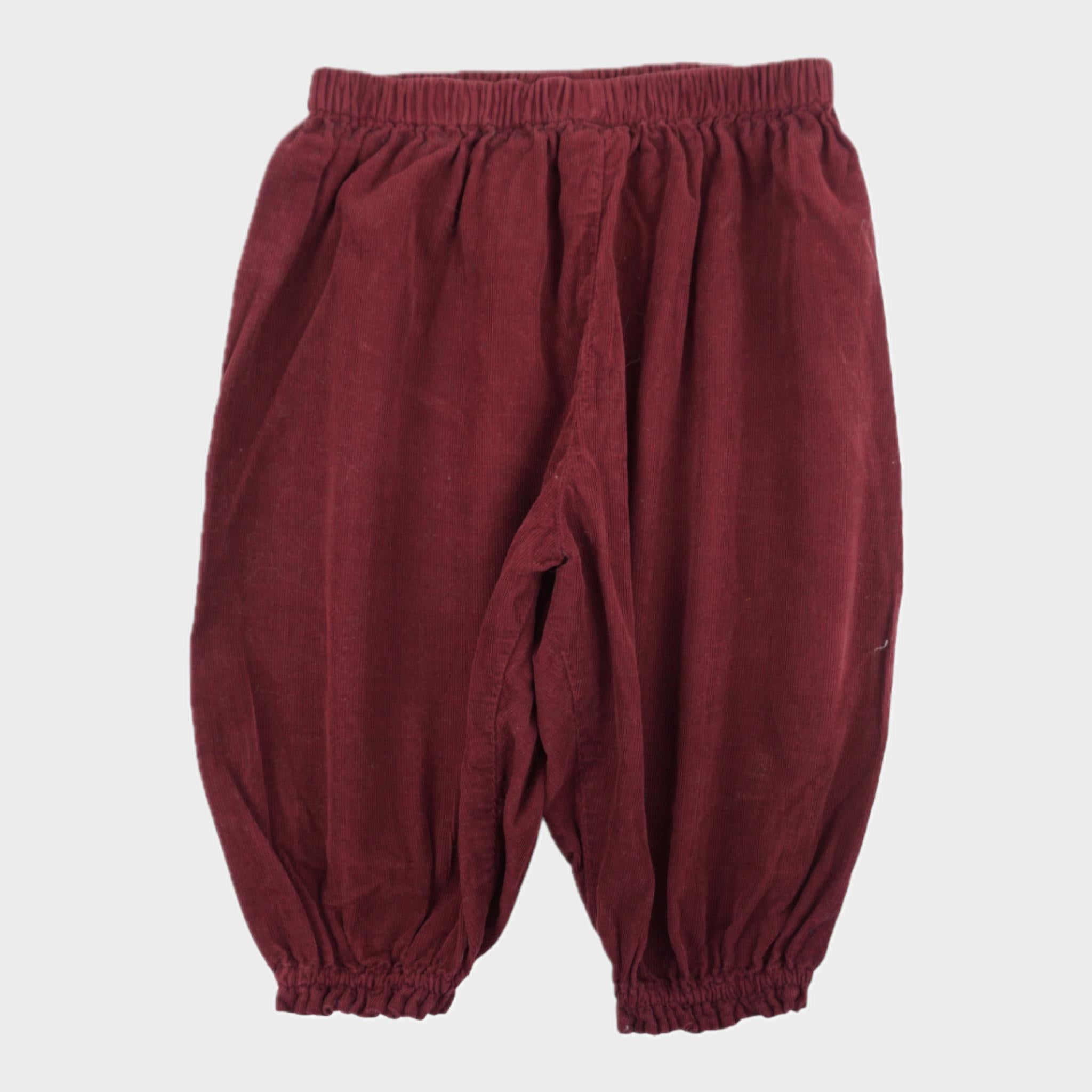 Pantalon Bordeaux - 6 mois