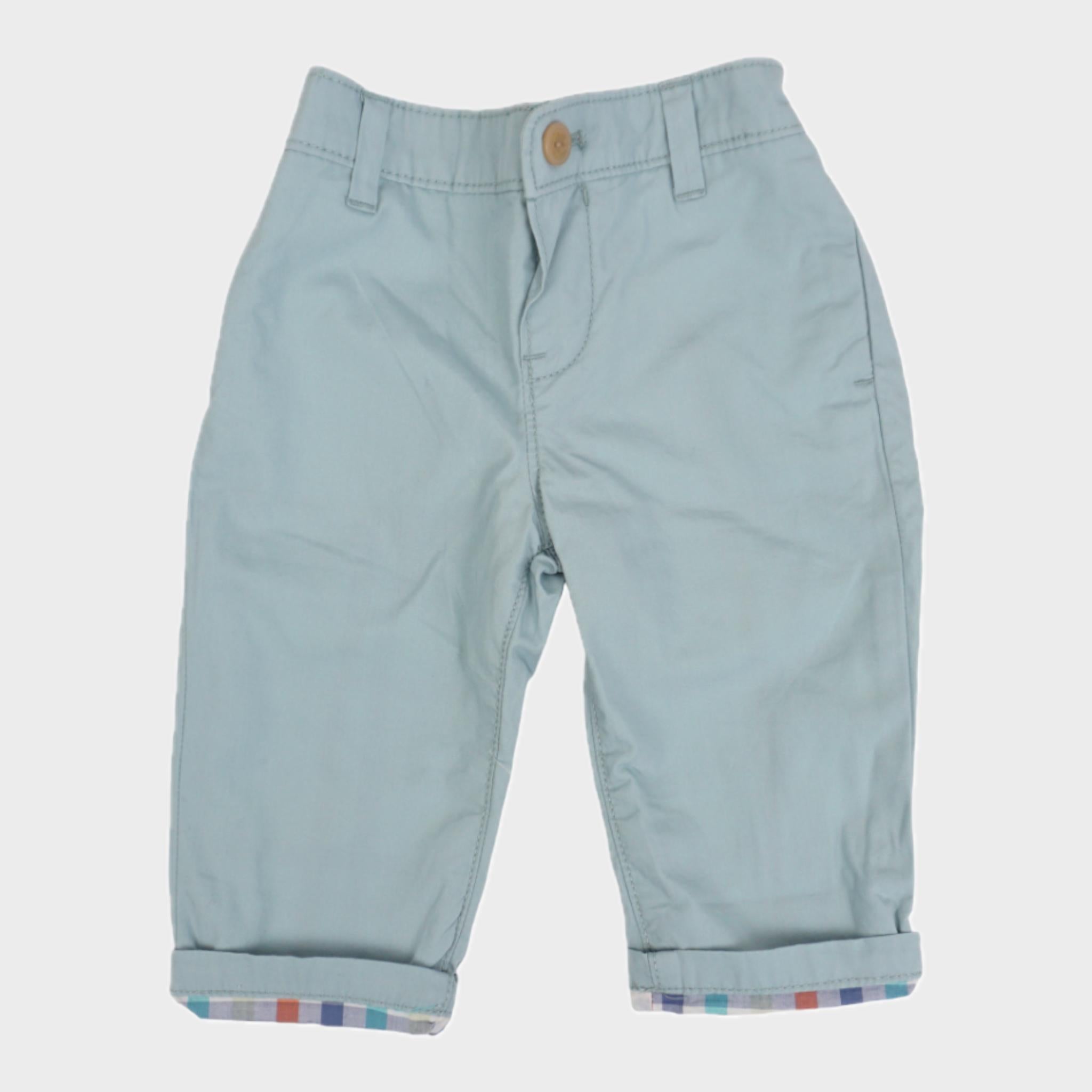 Pantalon Turquoise - 6/12 mois