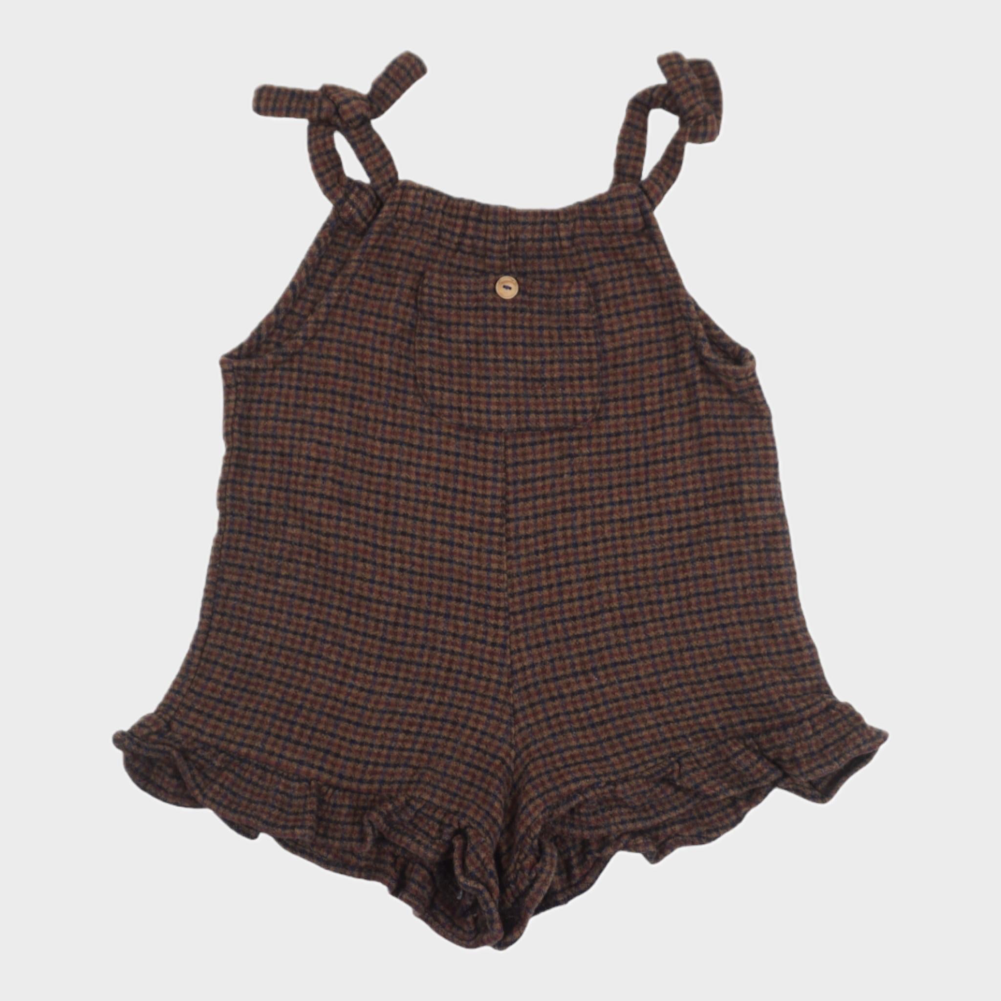 Combishort Marron - 2/3 ans