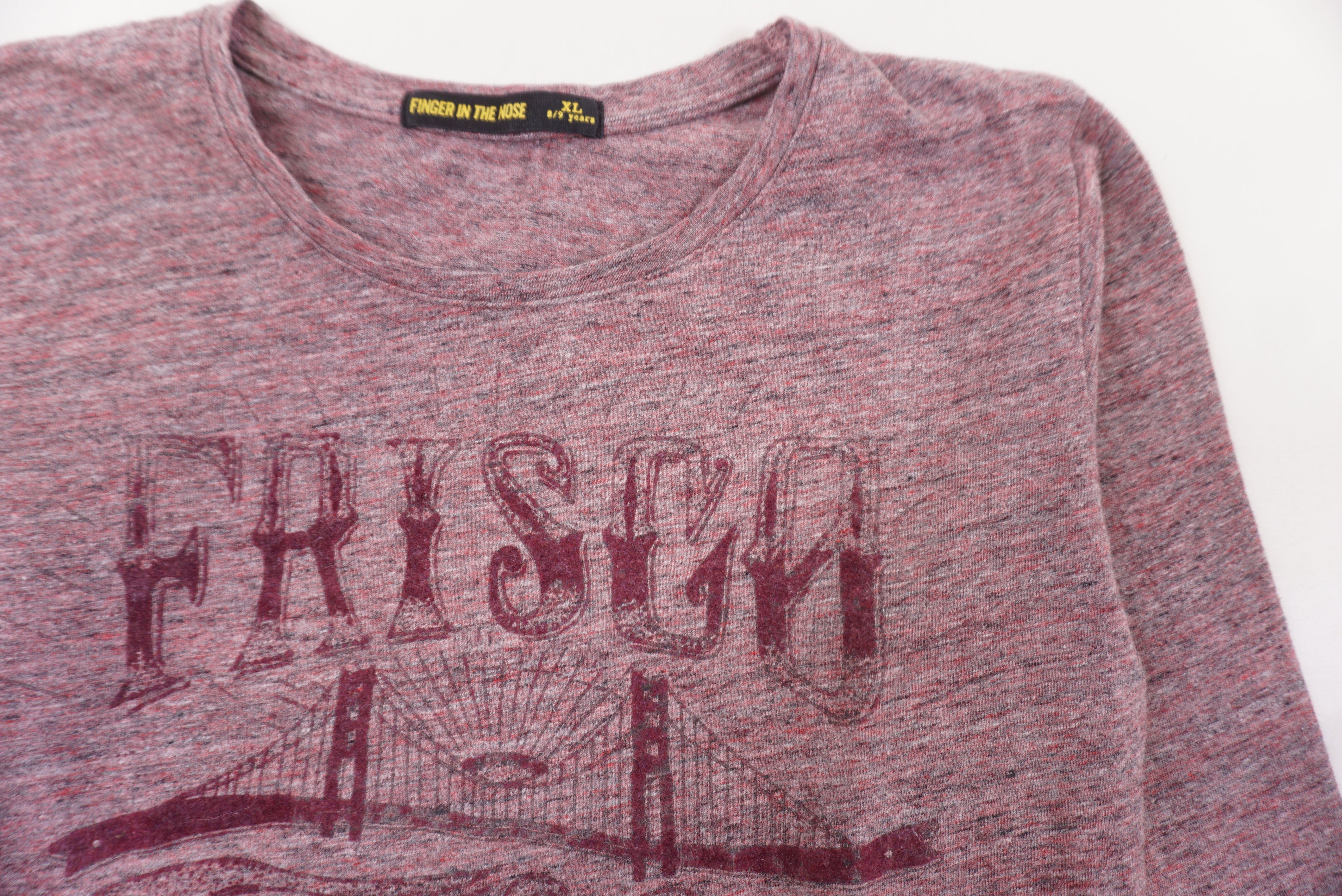 T-shirt Bordeaux - 8/9 ans