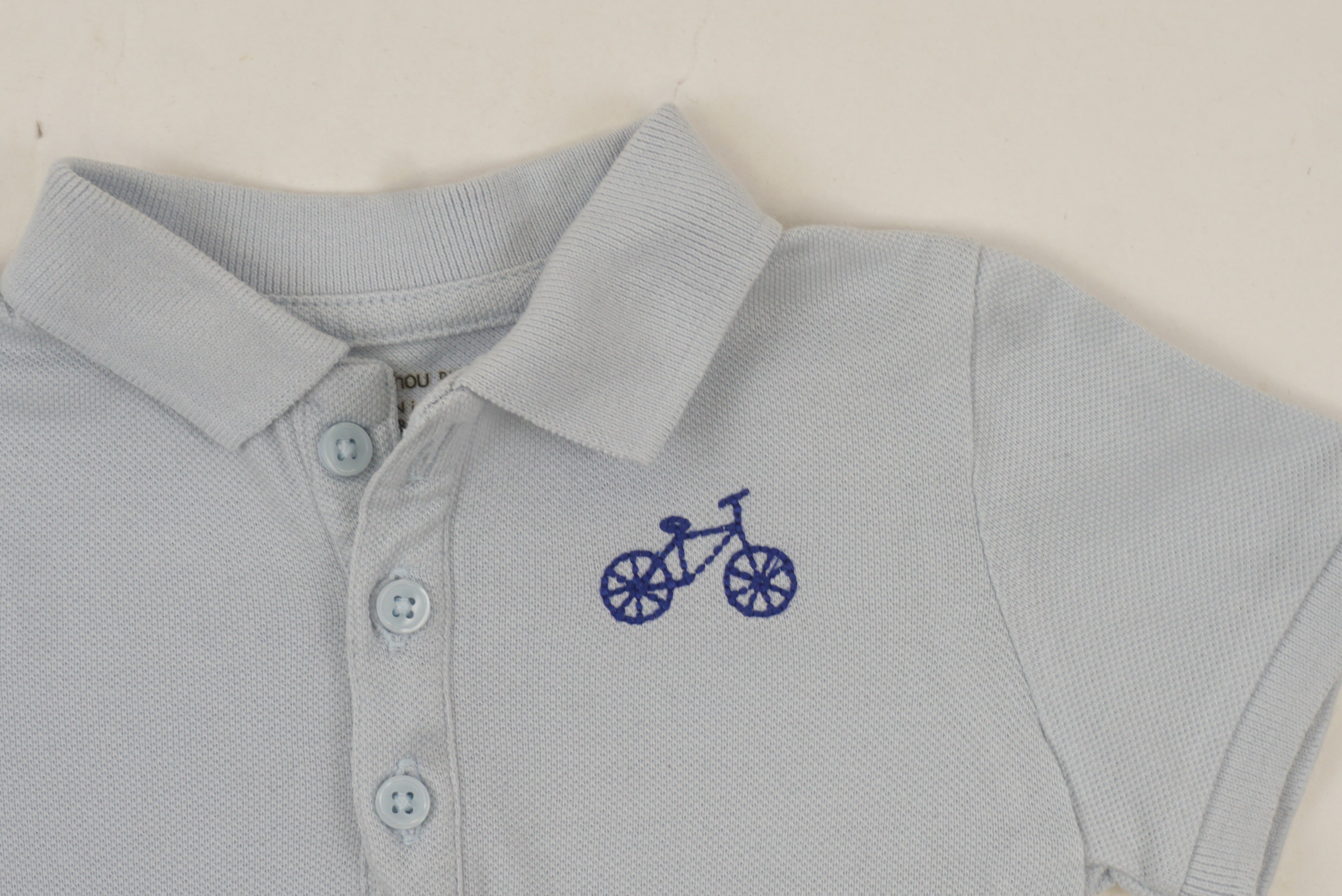 Polo Bleu - 12 mois