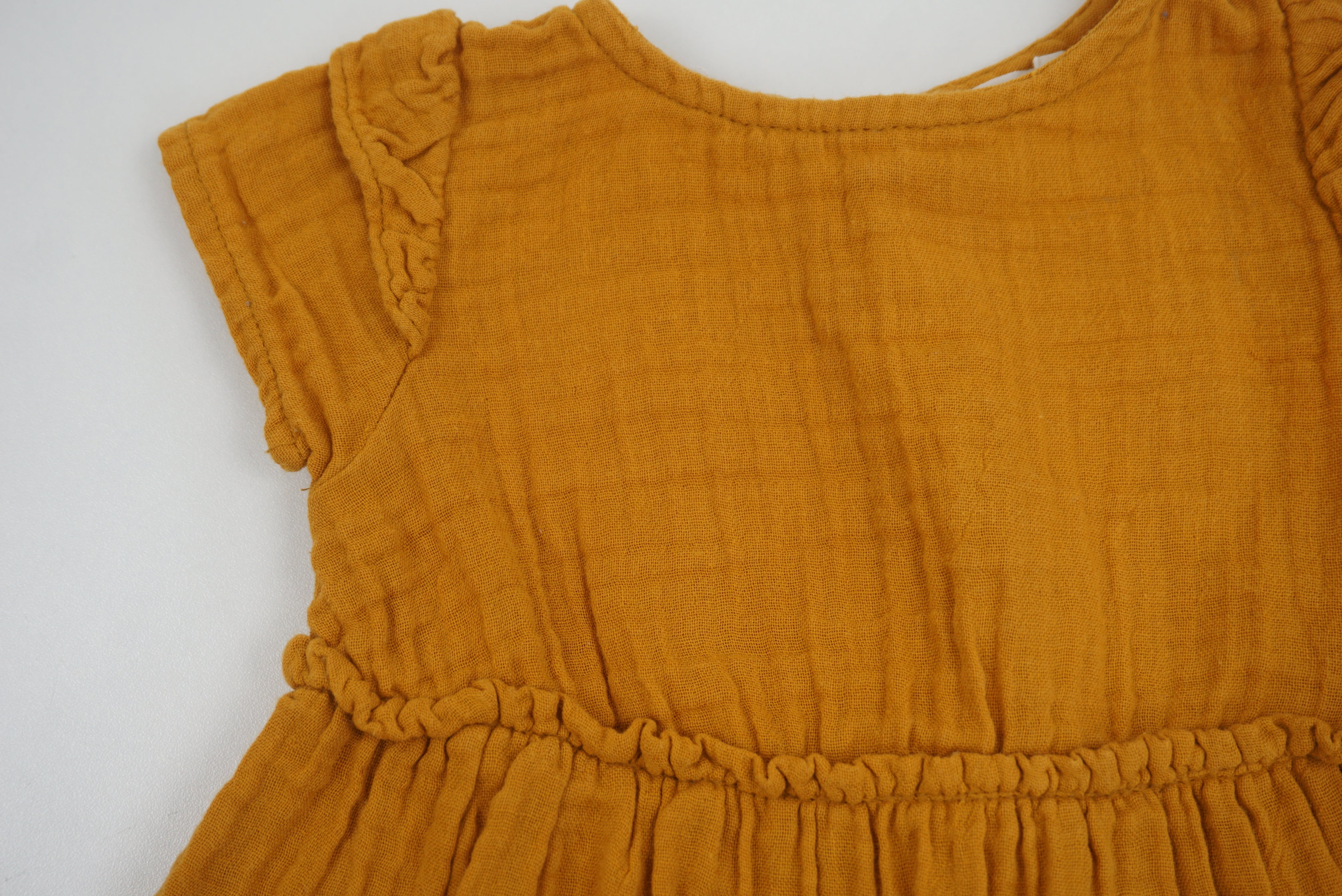 Robe Moutarde - 6 mois