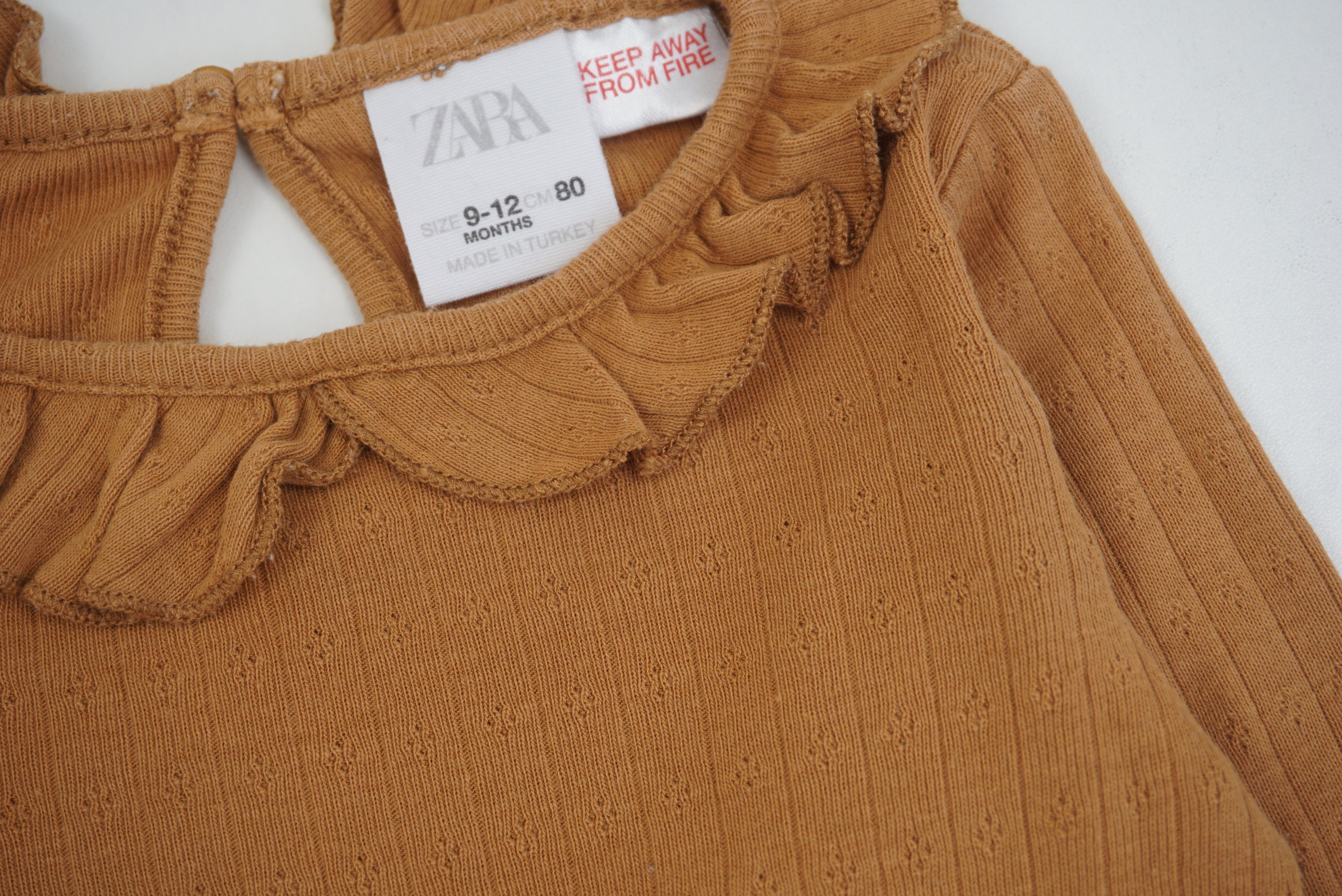 T-shirt Moutarde - 9/12 mois