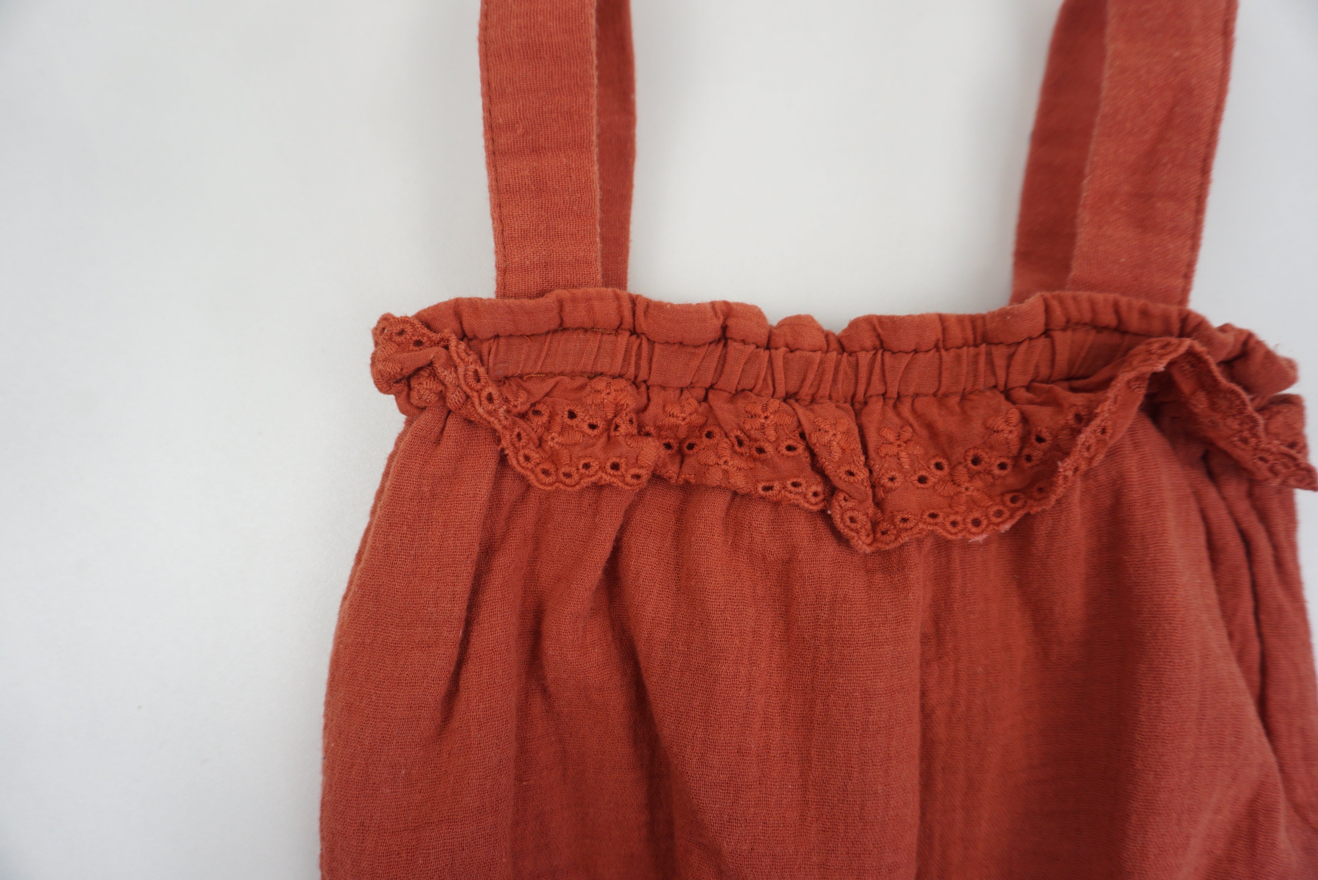 Barboteuse Rouge - 6/9 mois