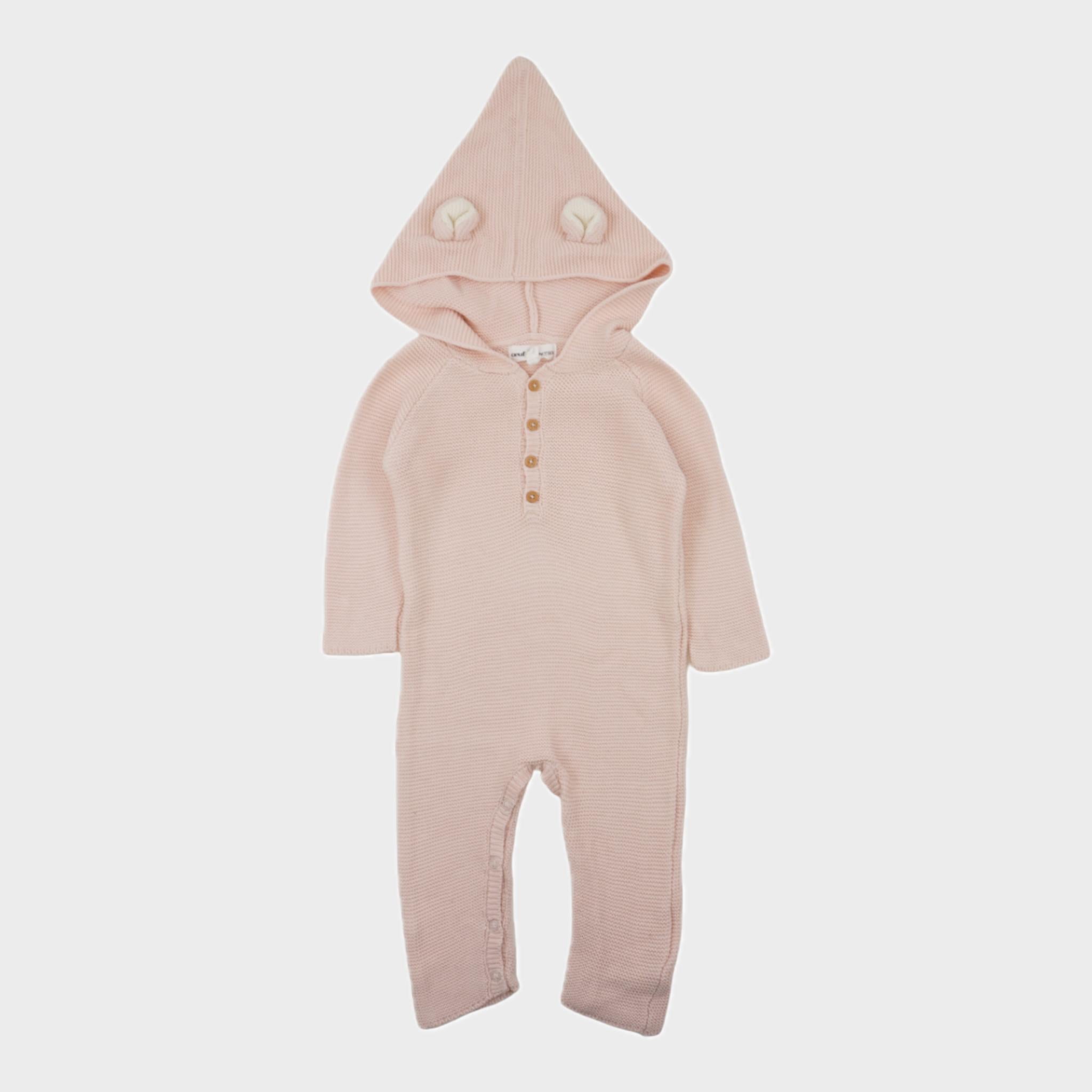 Combinaison Rose - 6/9 mois