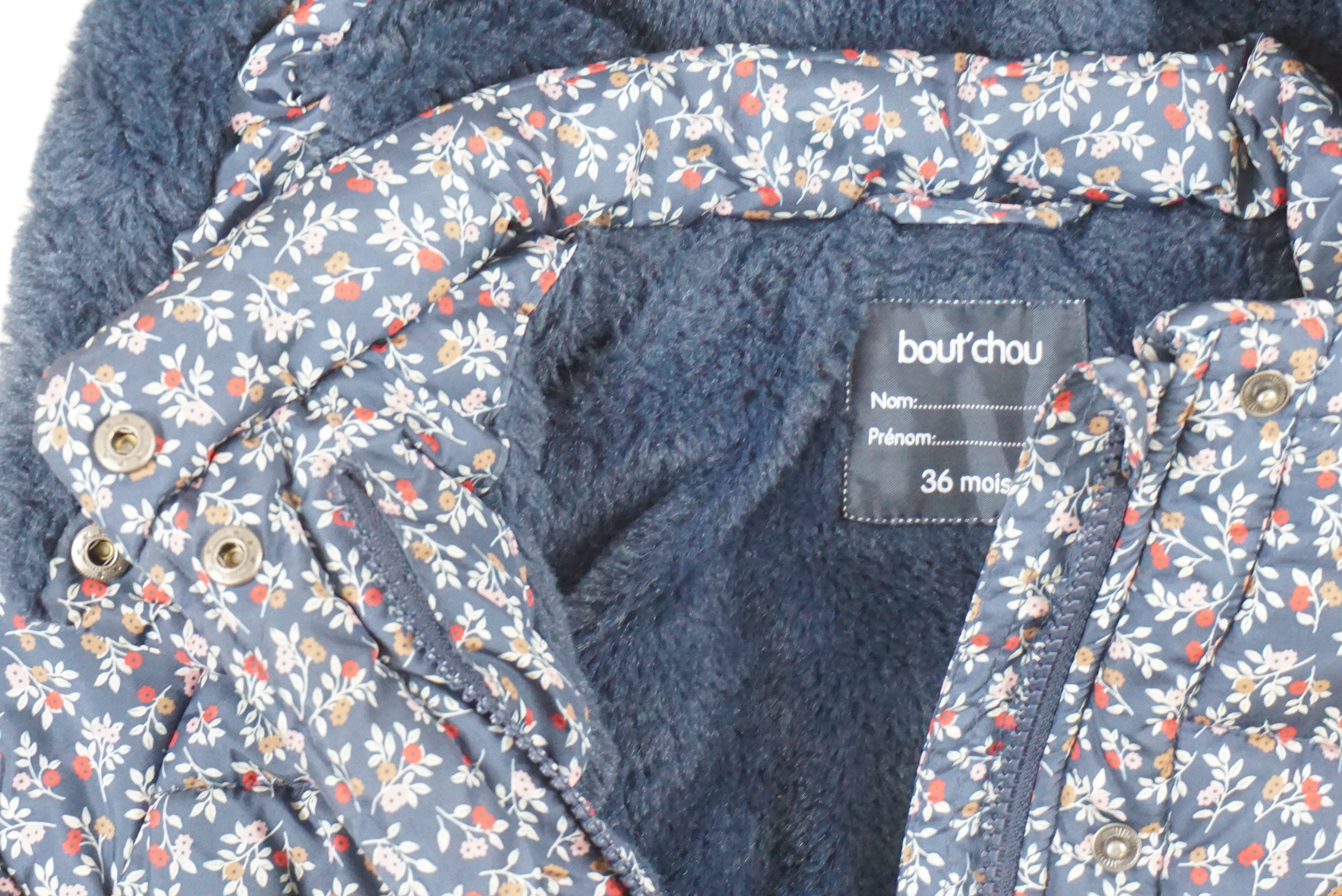 Doudoune Bleu - 36 mois