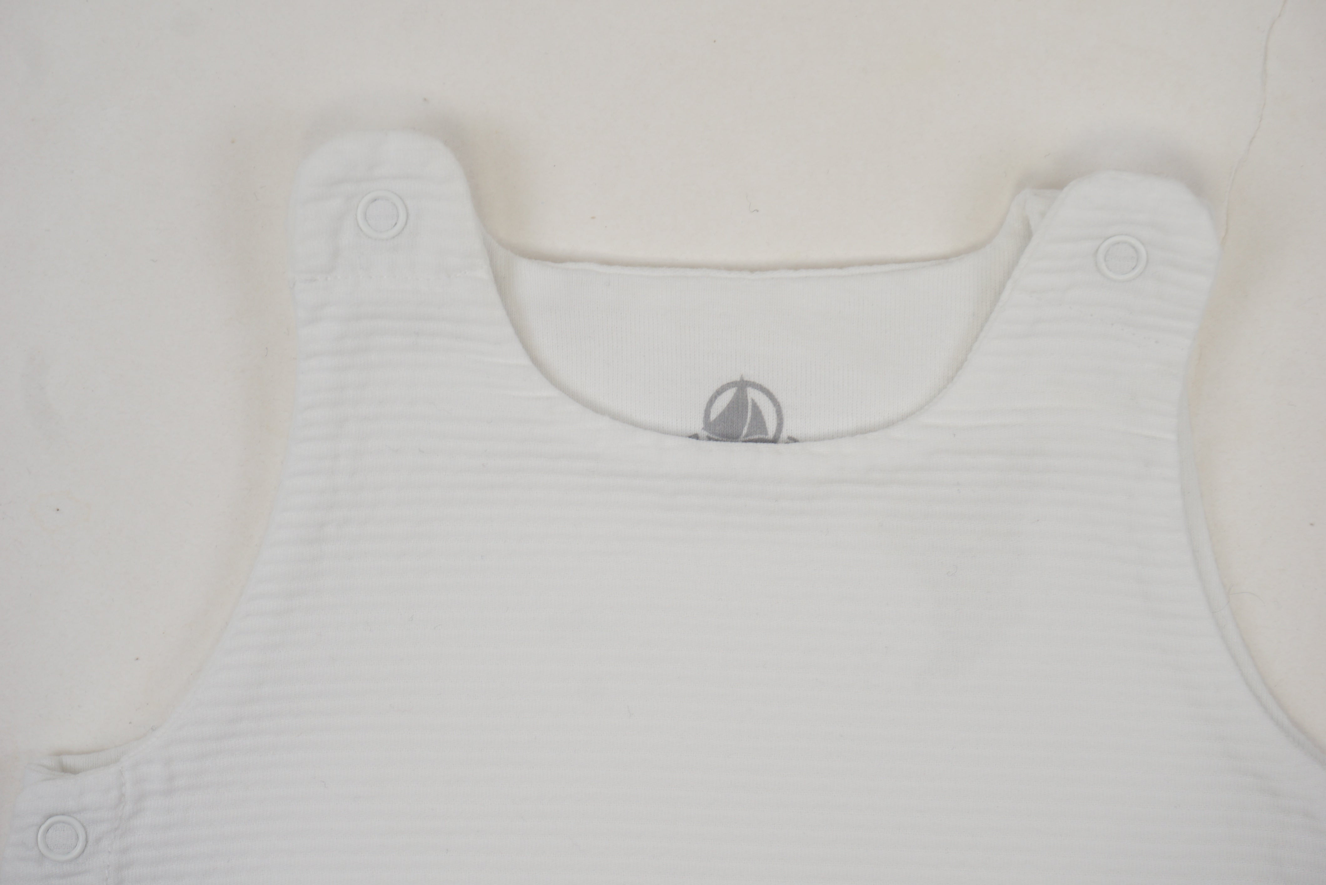 Combishort Blanc - 3 mois