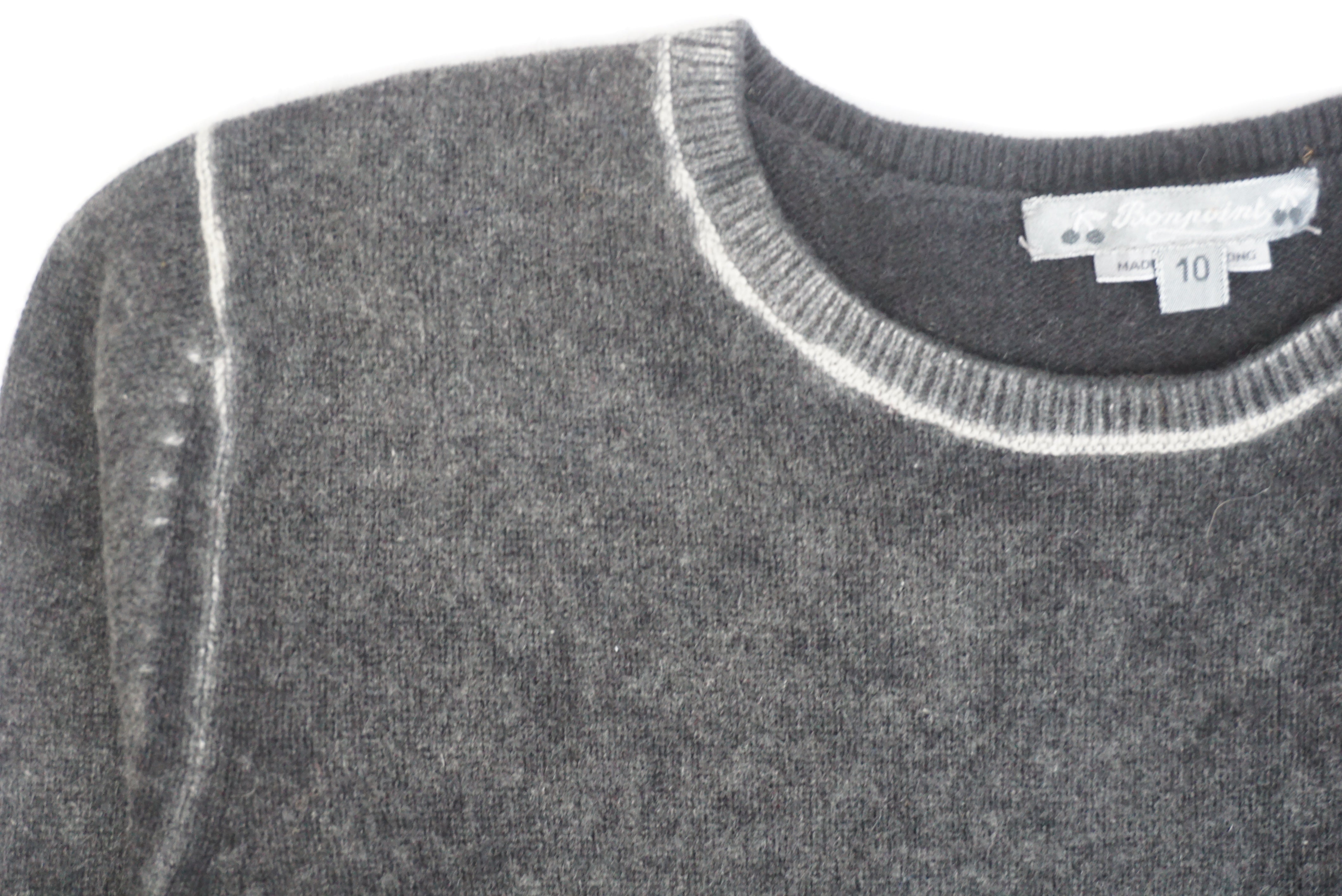 Pull Gris - 10 ans