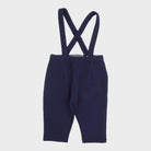 Pantalon à bretelles Bleu - 6 mois