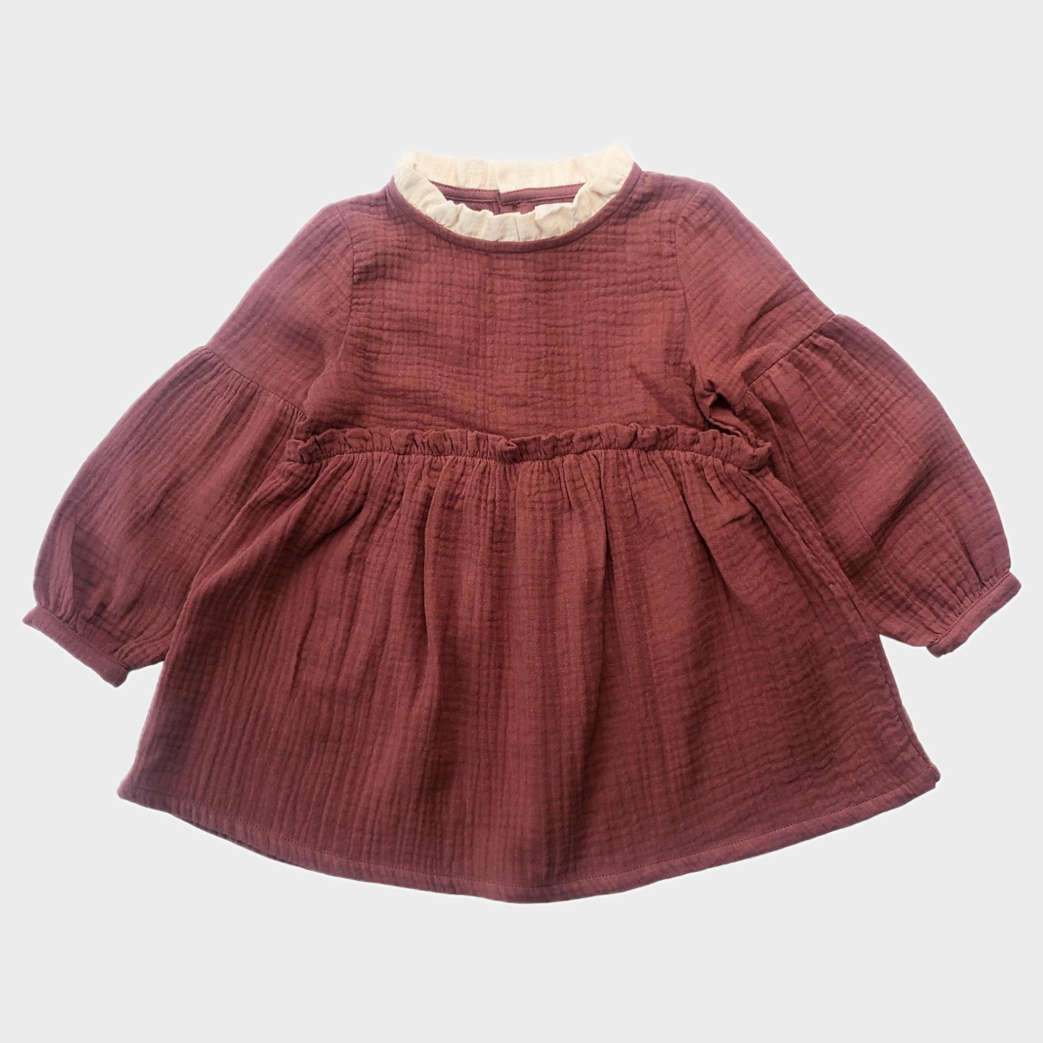 Robe Framboise - 12 ans (neuf)