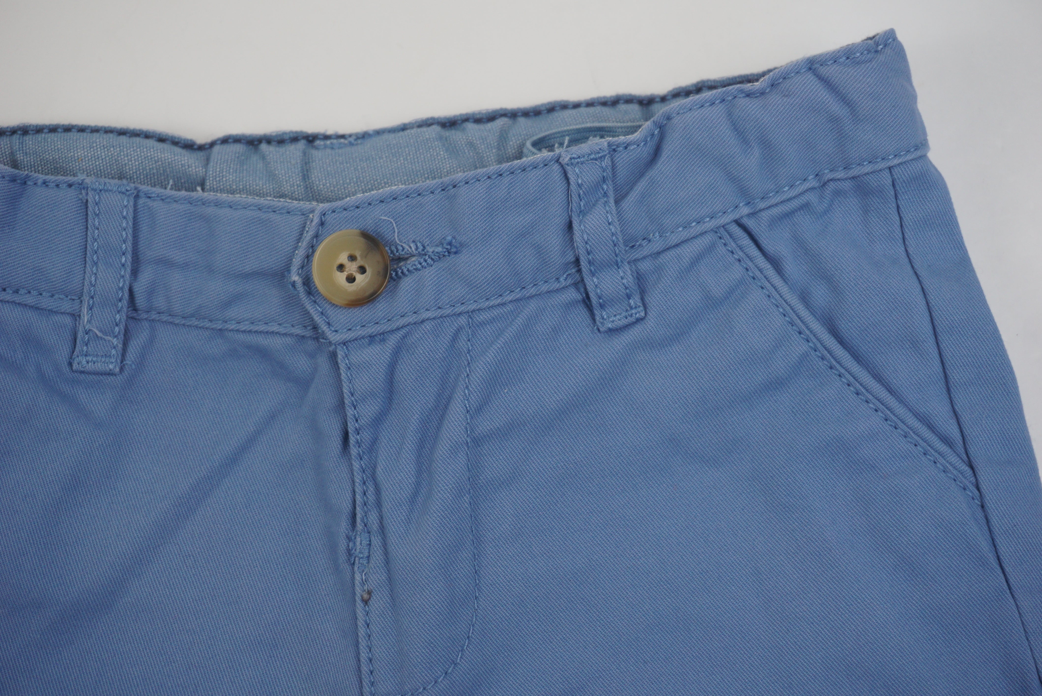 Short Bleu - 3/6 mois