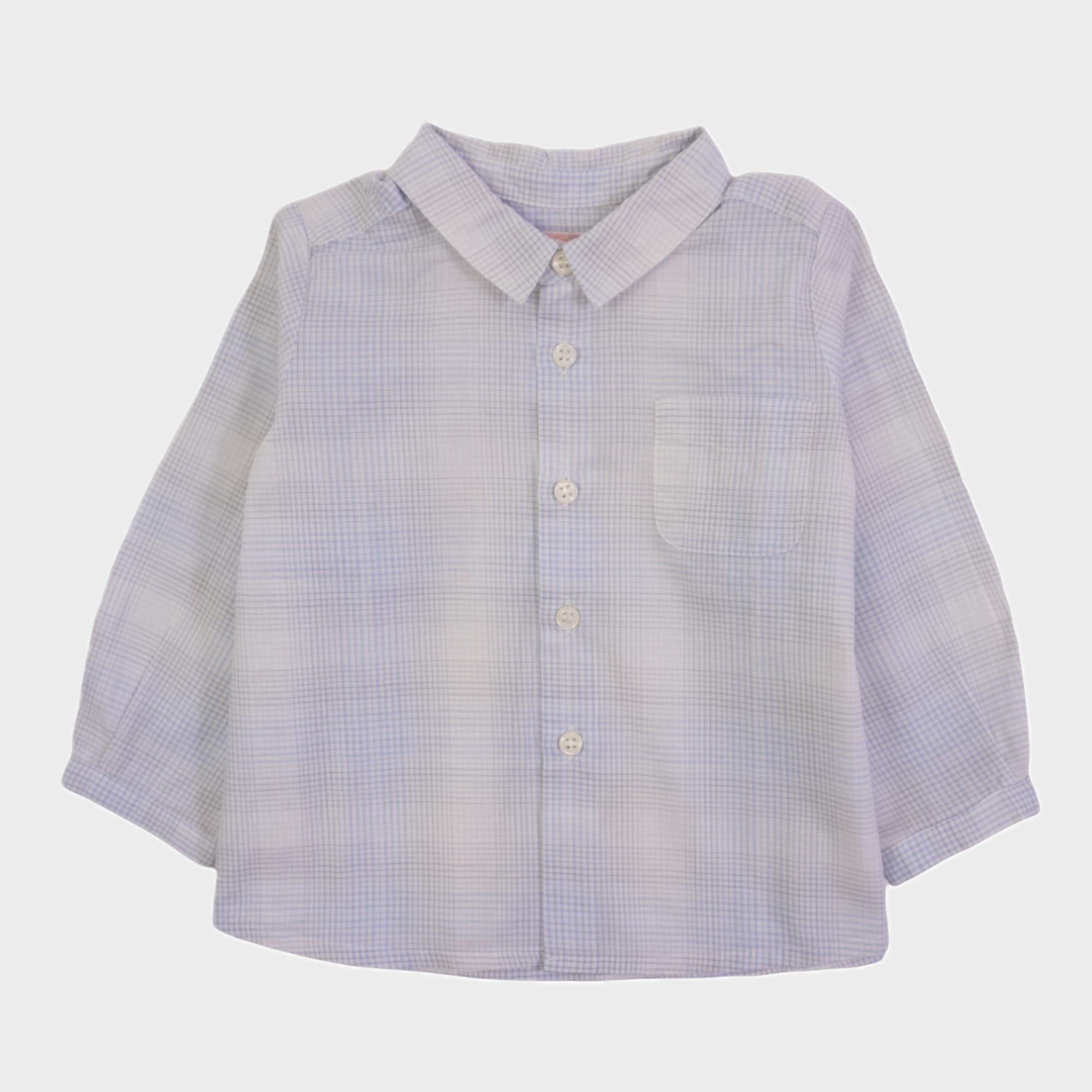 Chemise Bleu - 12 mois