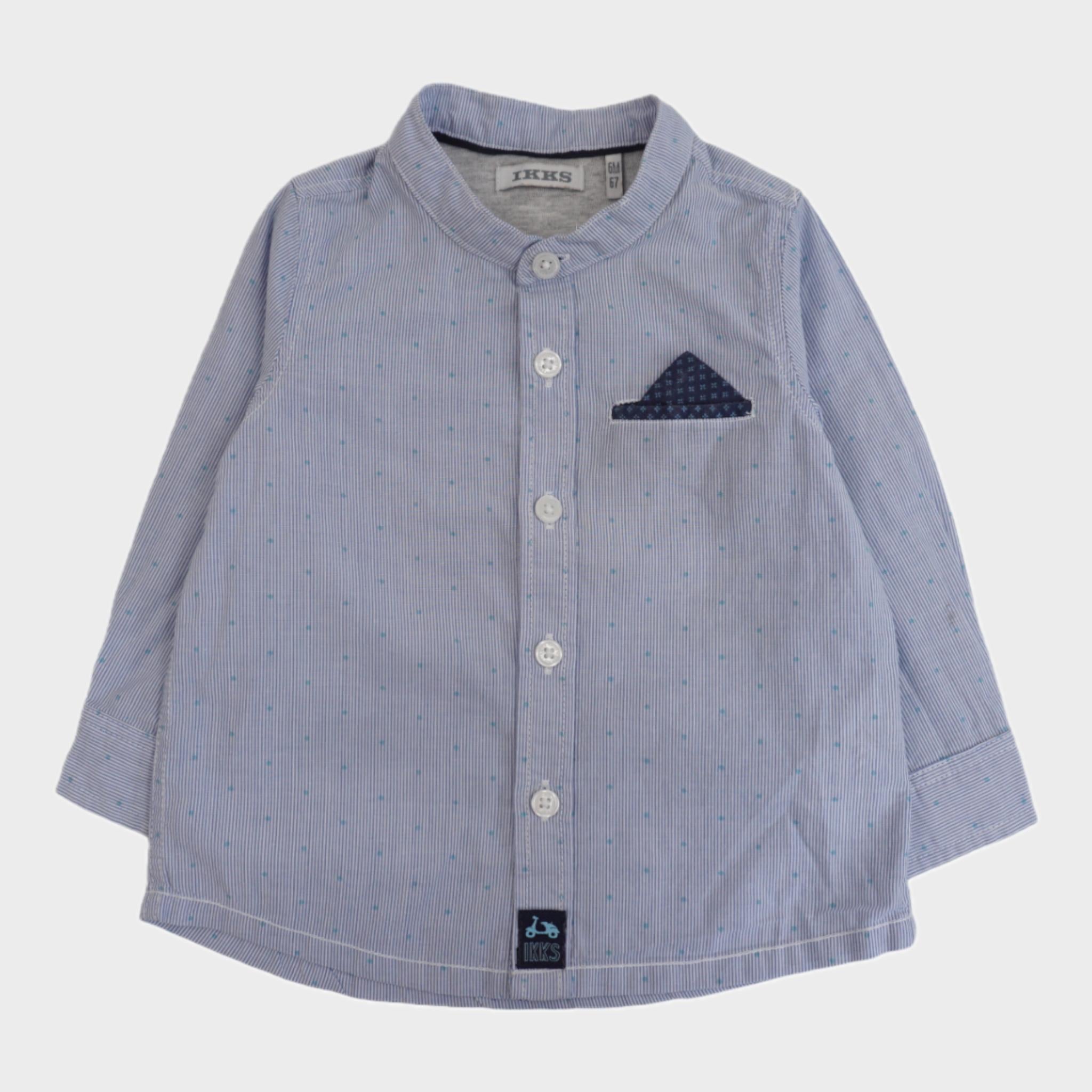 Chemise Bleu - 6 mois