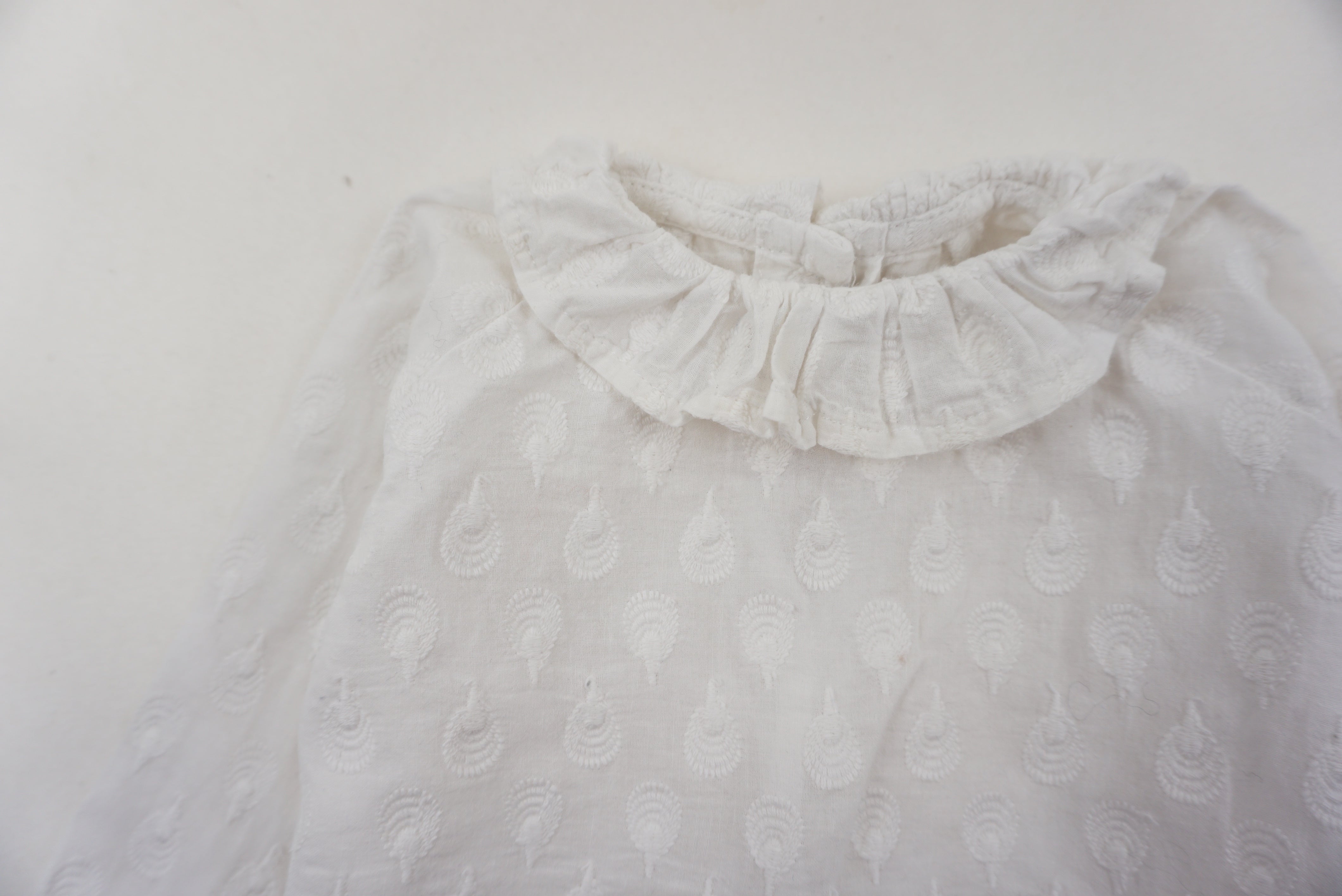 Blouse Blanc - 6 mois