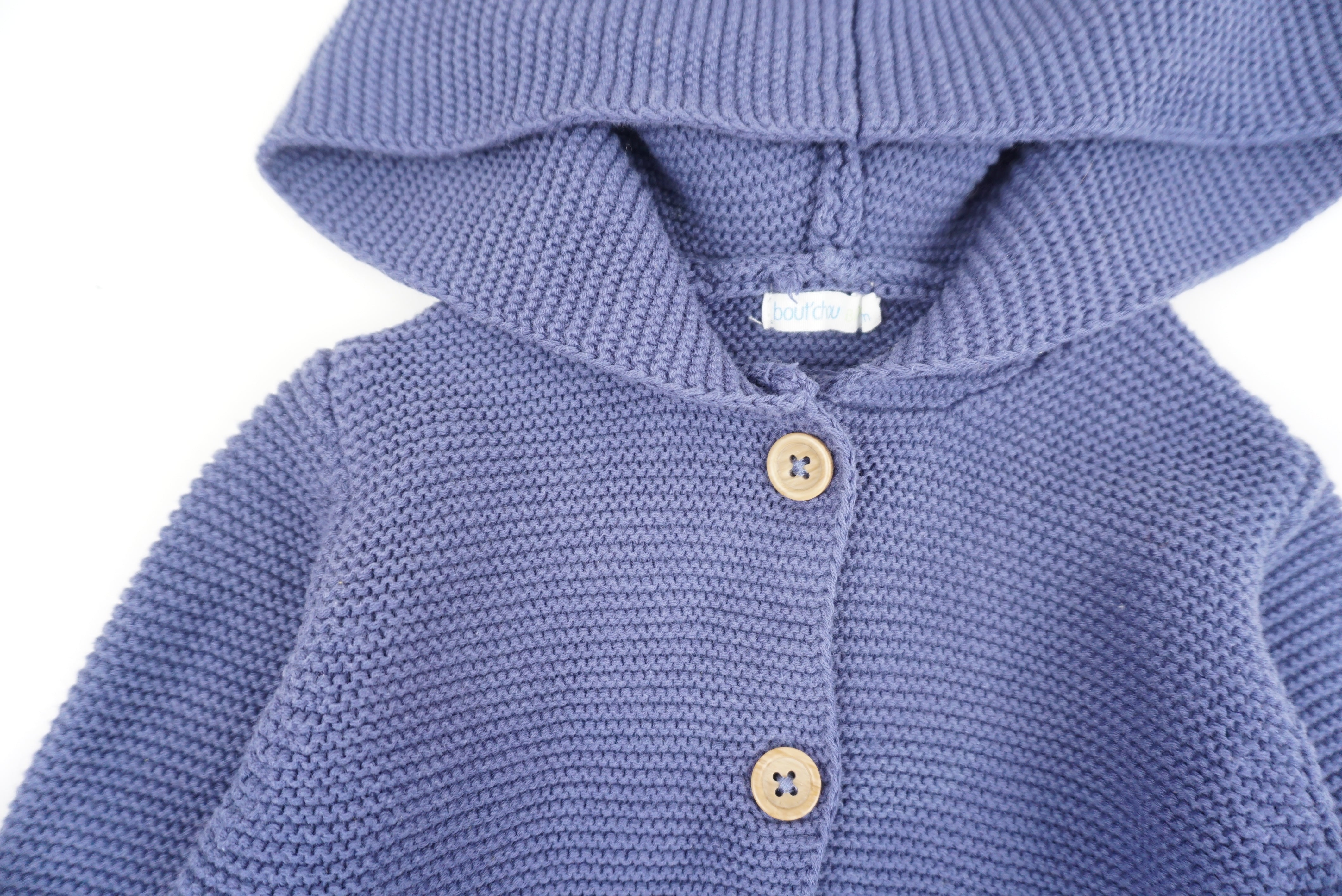 Gilet Bleu - 6 mois