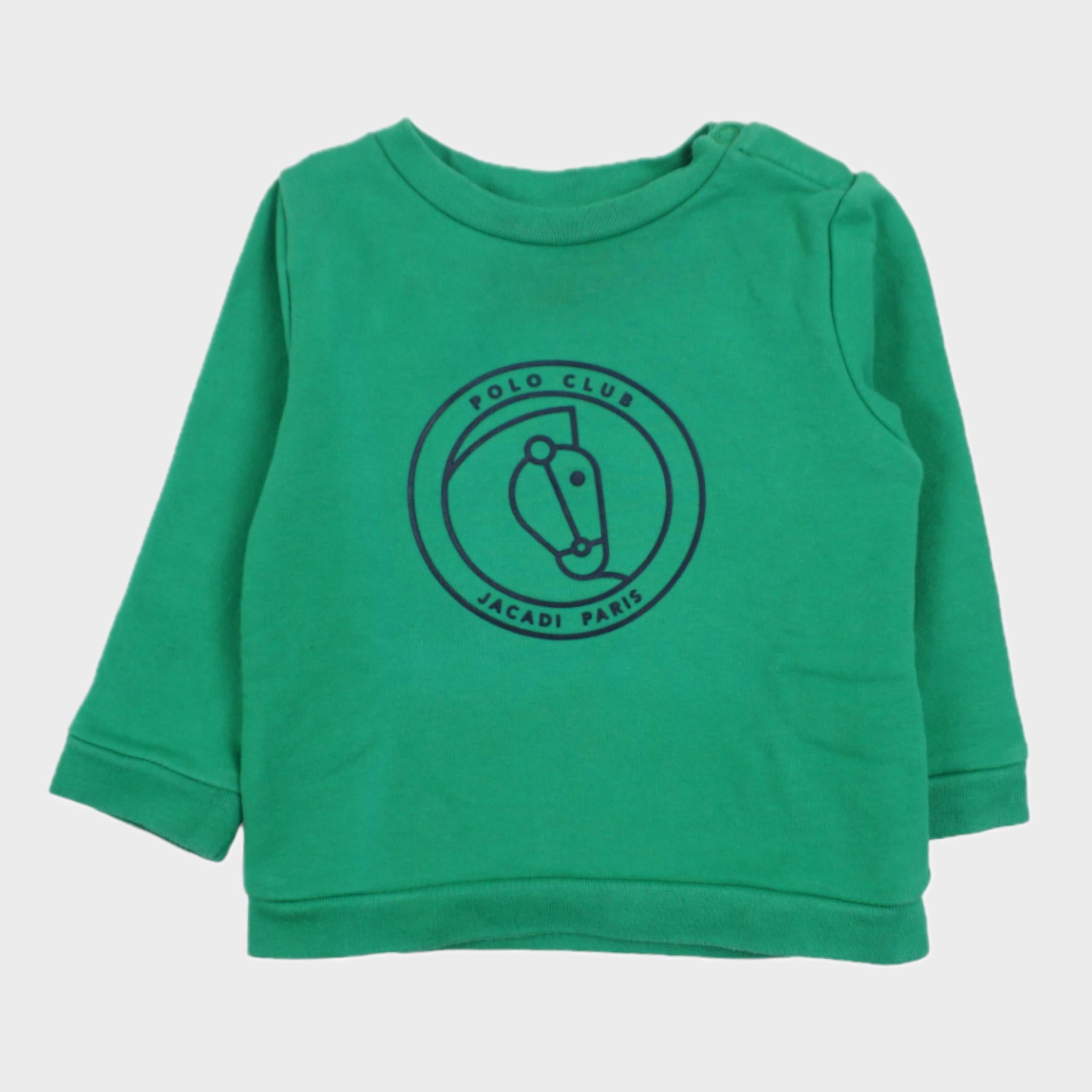 Sweat Vert - 12 mois
