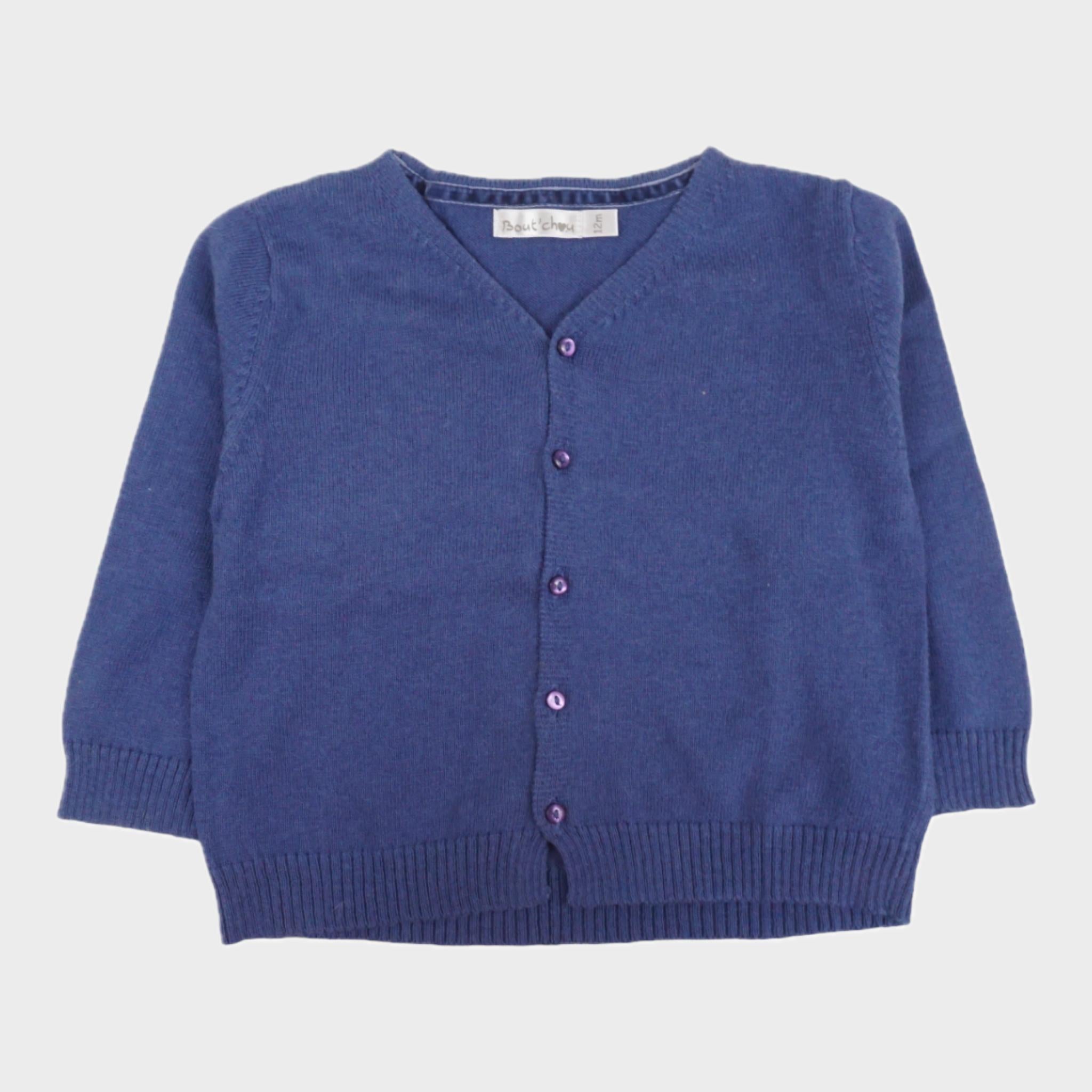 Gilet Bleu - 12 mois