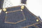 Robe salopette Bleu - 12 mois
