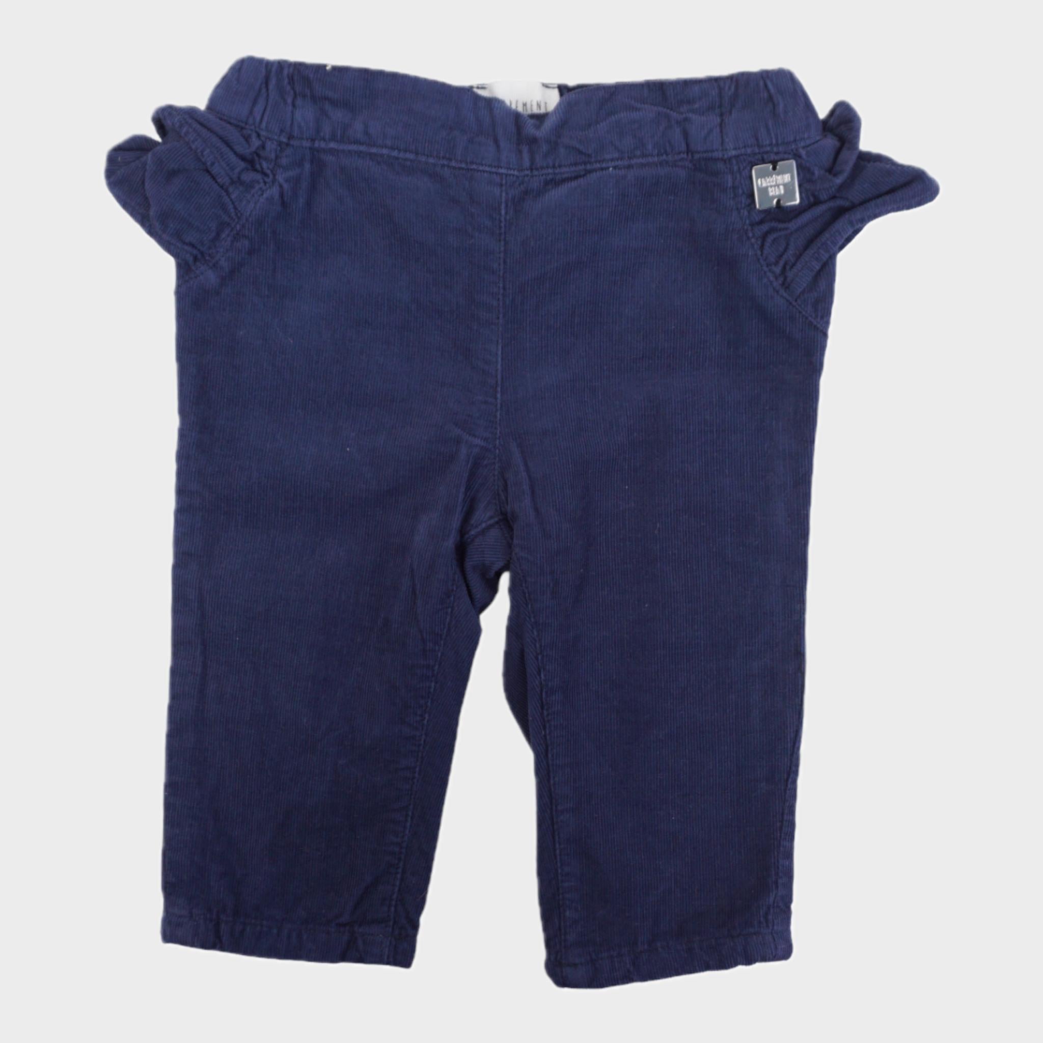 Pantalon Bleu - 6 mois