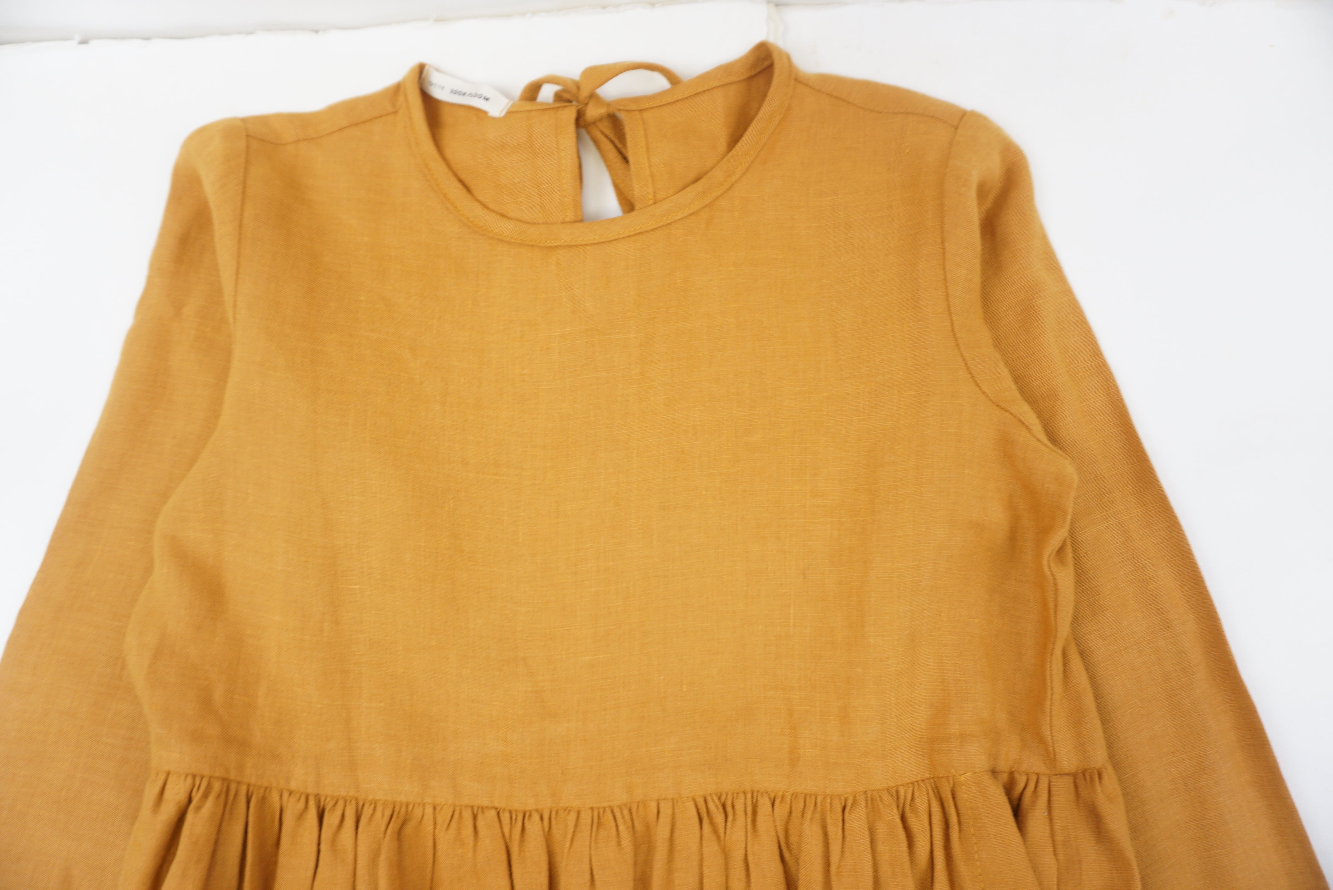 Robe Moutarde - 10/11 ans