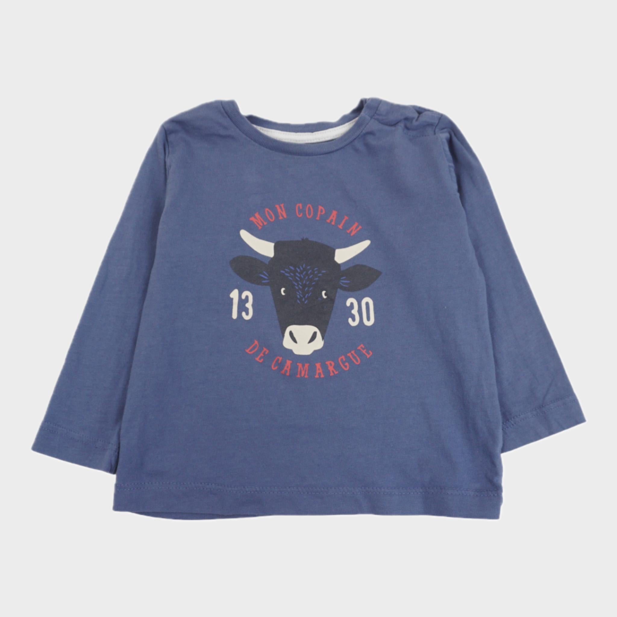 T-shirt Bleu - 12 mois