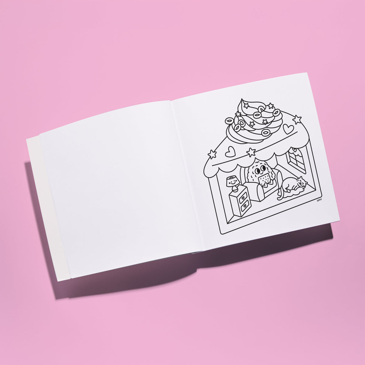 Intérieur du cahier Cozy Art Kawaii