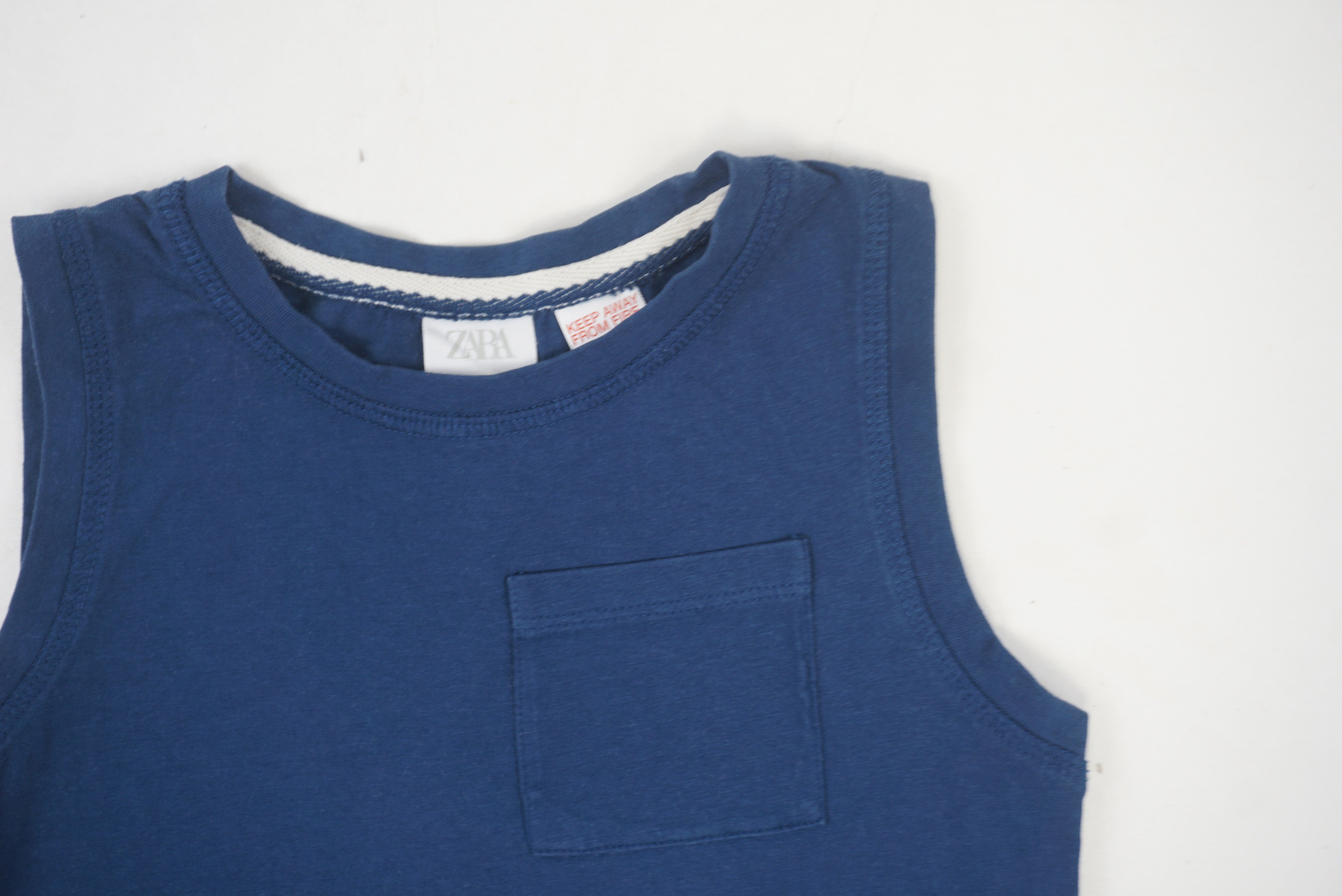 Débardeur Bleu - 9/12 mois