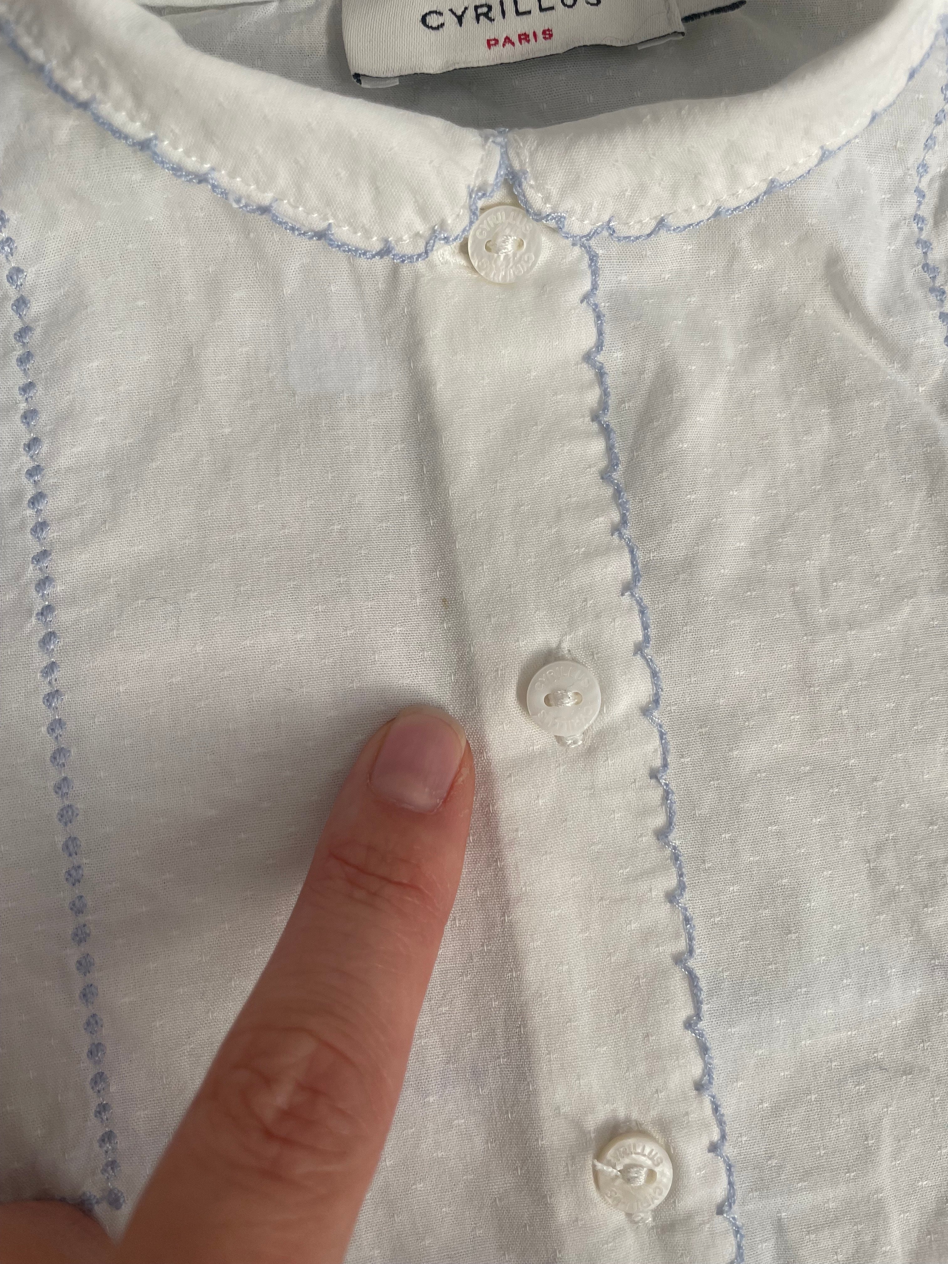 Chemise Blanc - 12 mois