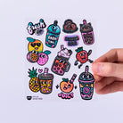 Détails des stickers Big Bubble Tea