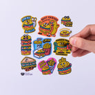 Détails des stickers Big Burger