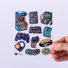 Détails des stickers Big Video Games