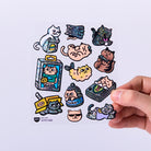 Détails des stickers Big Kitty
