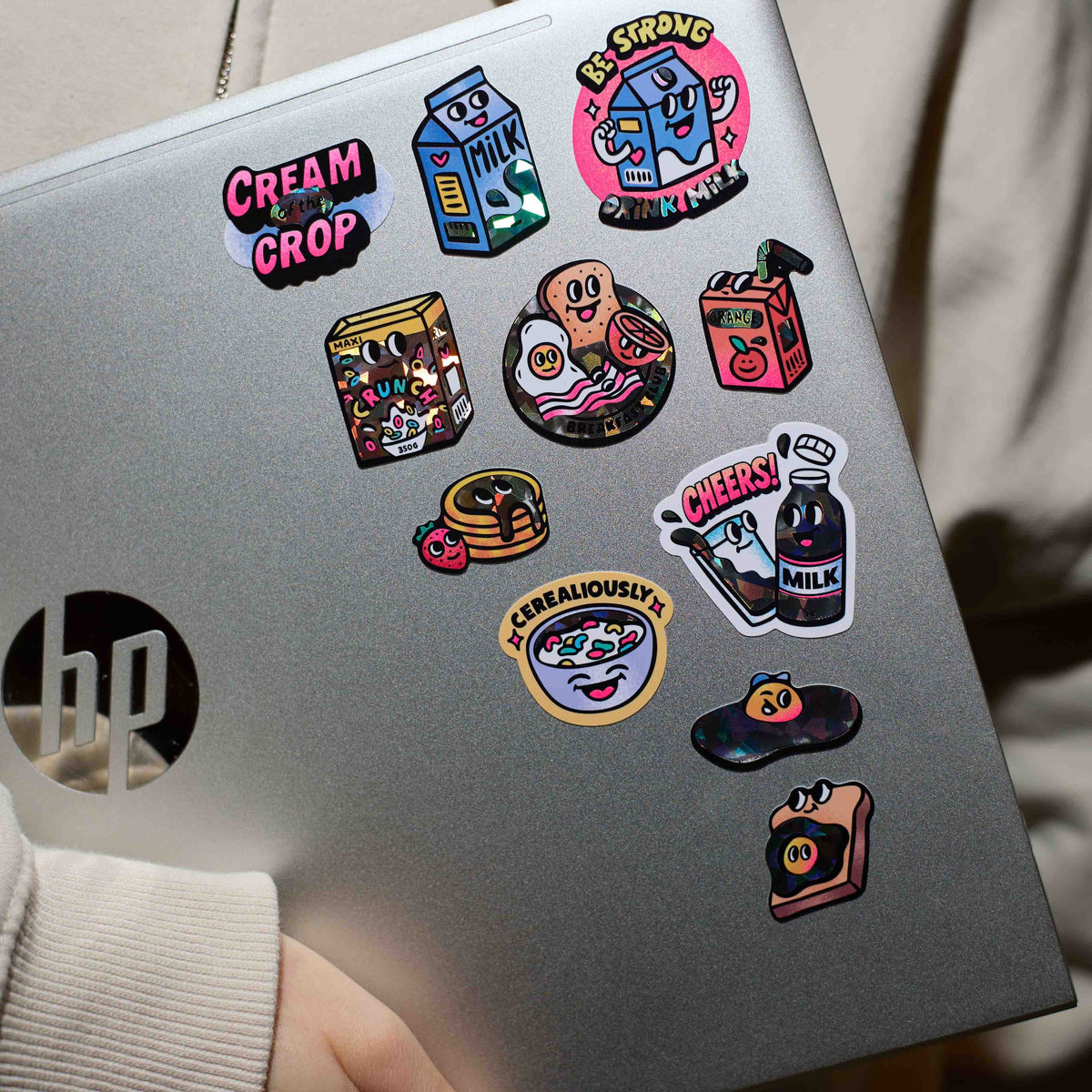 Stickers Big Milk en situation