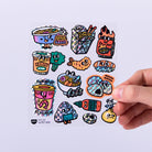 Détails des stickers Big Noodle