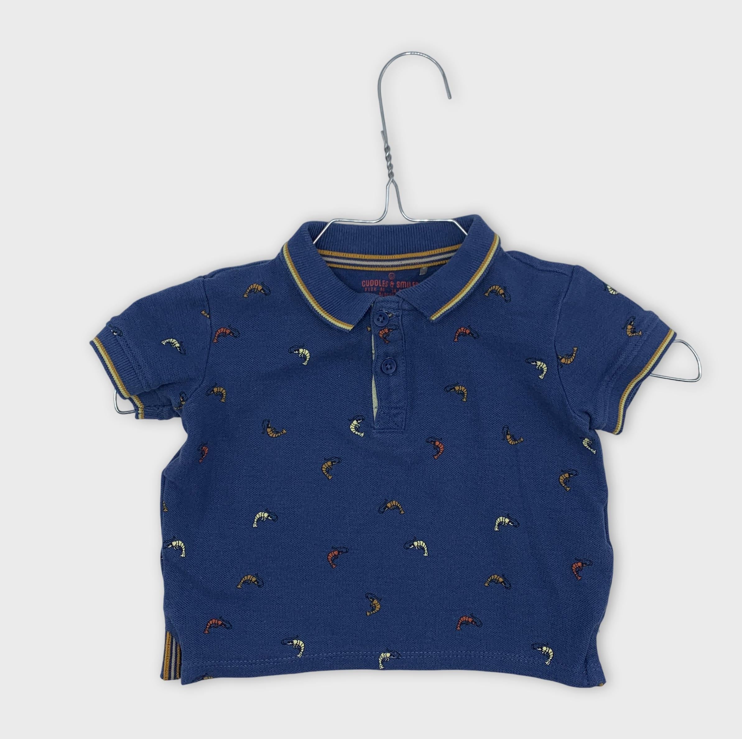 0-Cuddles & Smiles 👕 Polo à motifs - 18 mois
