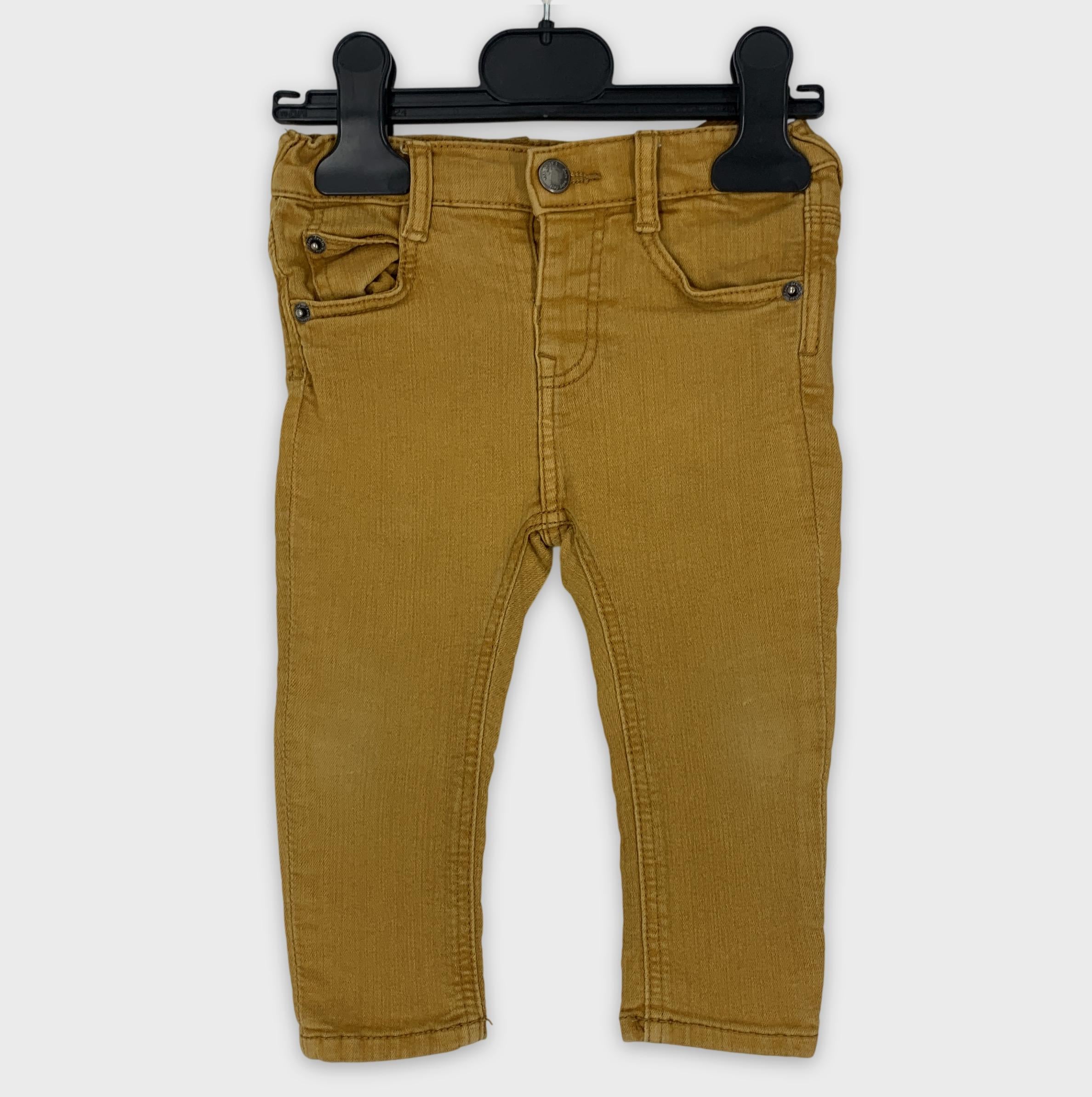 0-Zara Baby 👖 Pantalon enfant couleur moutarde