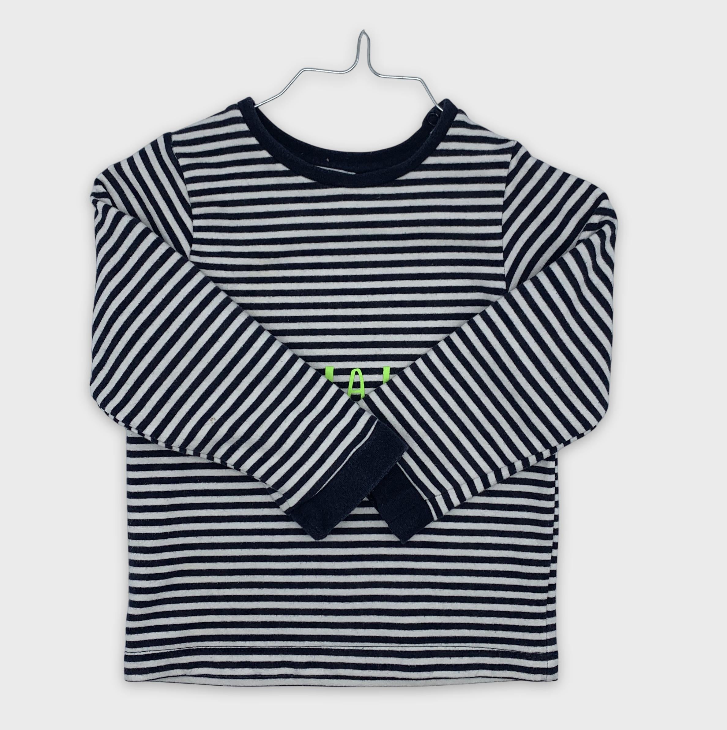 0-T-shirt rayé Jacadi, manches longues 👕