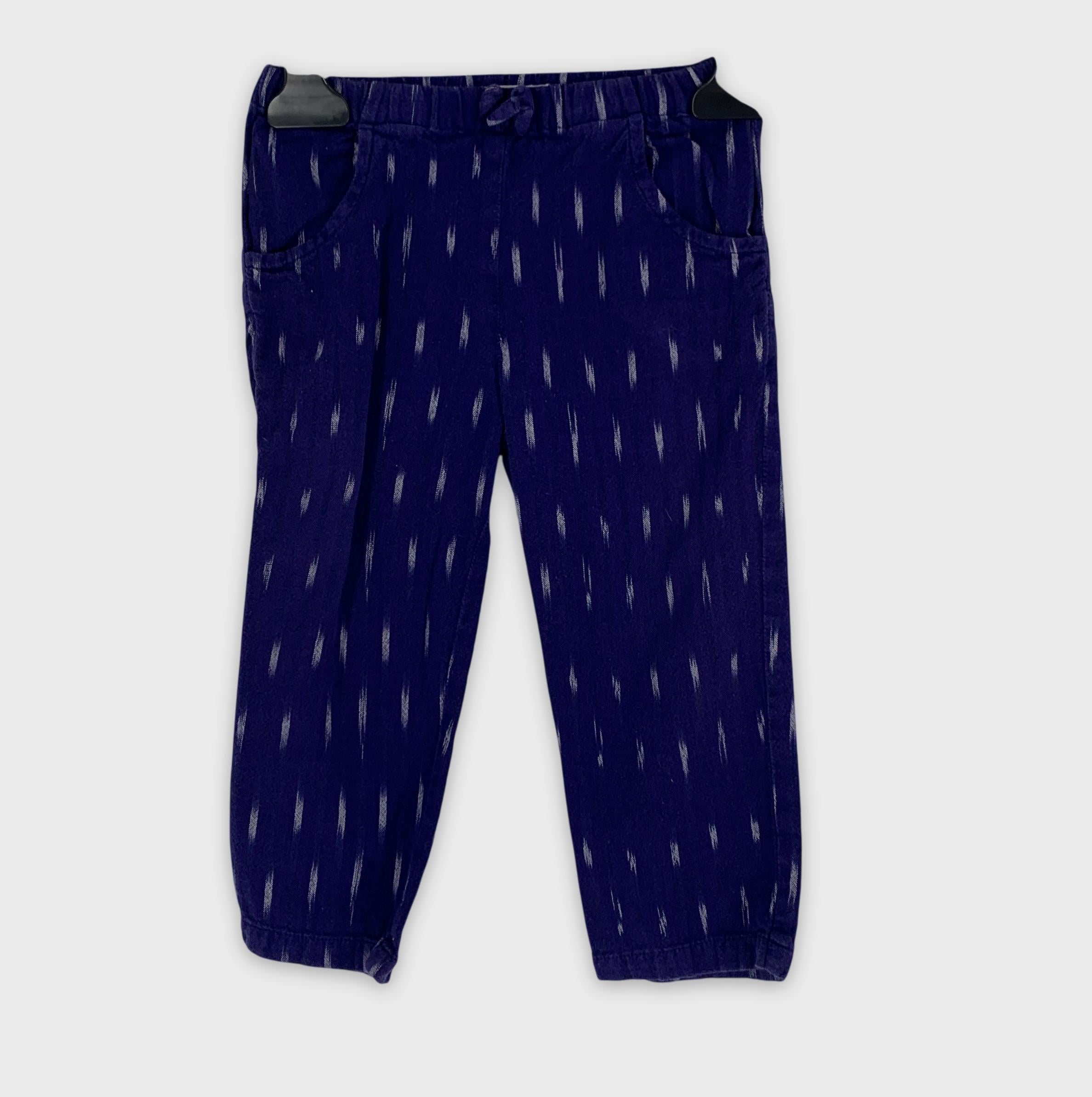 0-Pantalon Bout'Chou, motif ikat, 14 mois