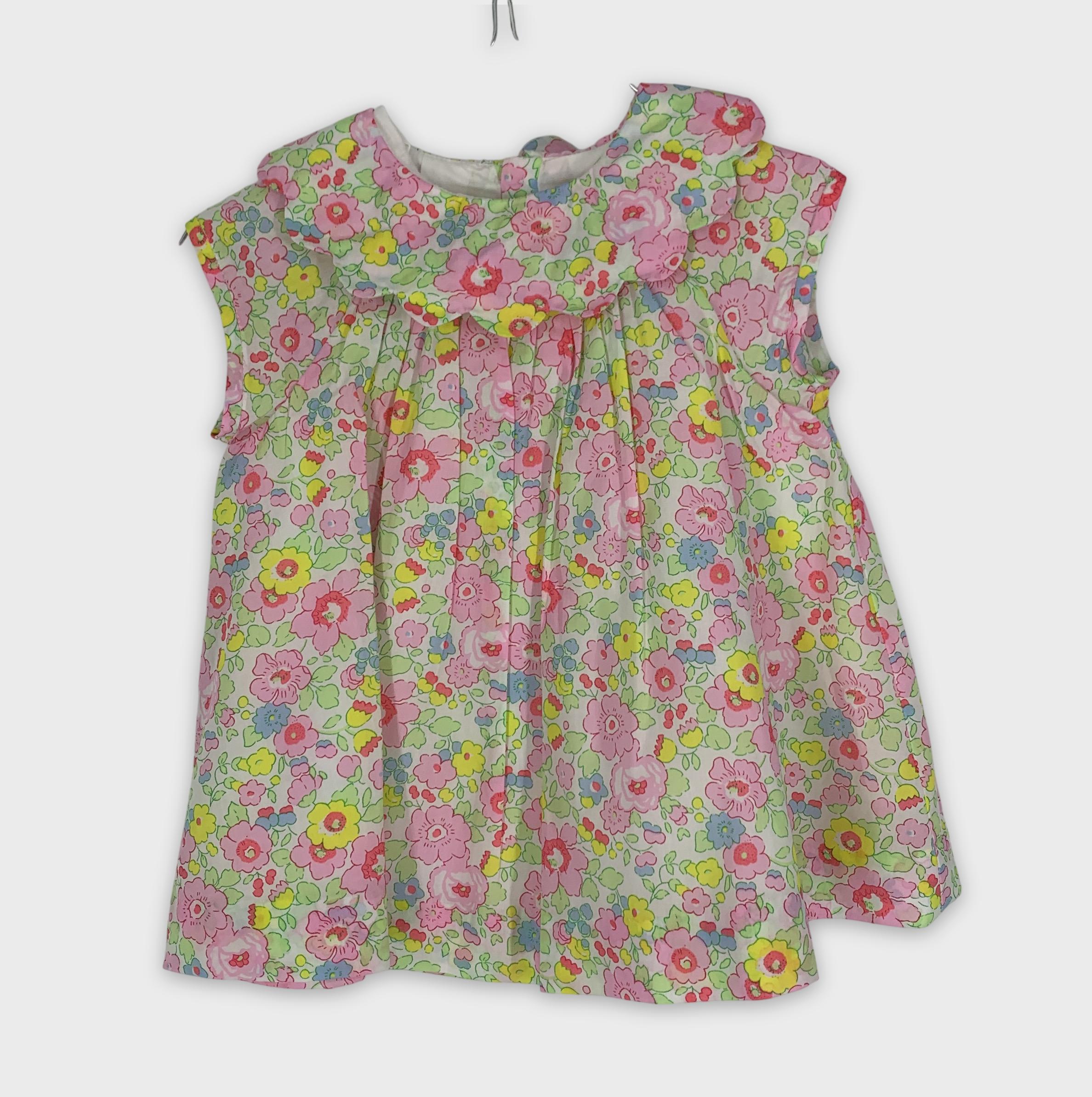 0-Robe Jacadi Paris à fleurs 🌸🌼🌺