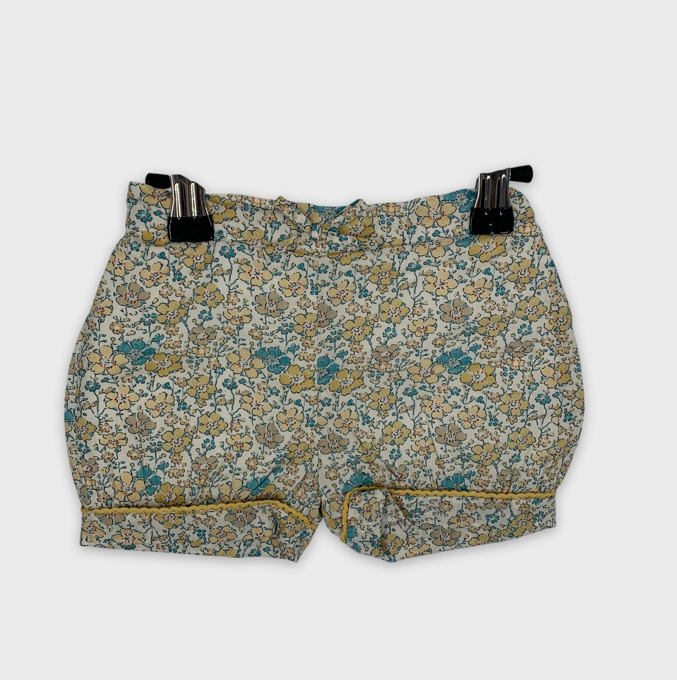 0-Cyrillus Paris 🌼 Short à fleurs bébé