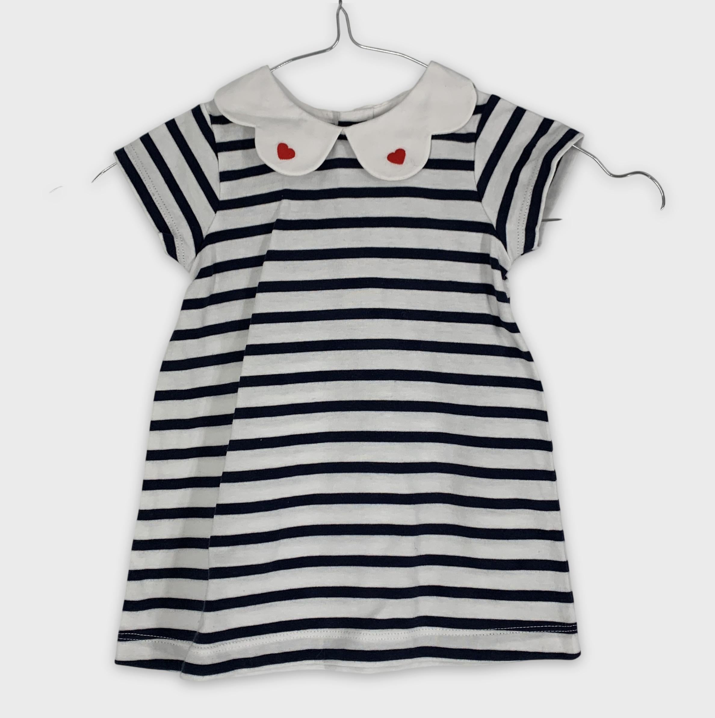 0-Robe Jacadi rayée à col ❤️