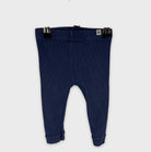 0-Pantalon ZARA, 6-9 mois, bleu côtelé 👖