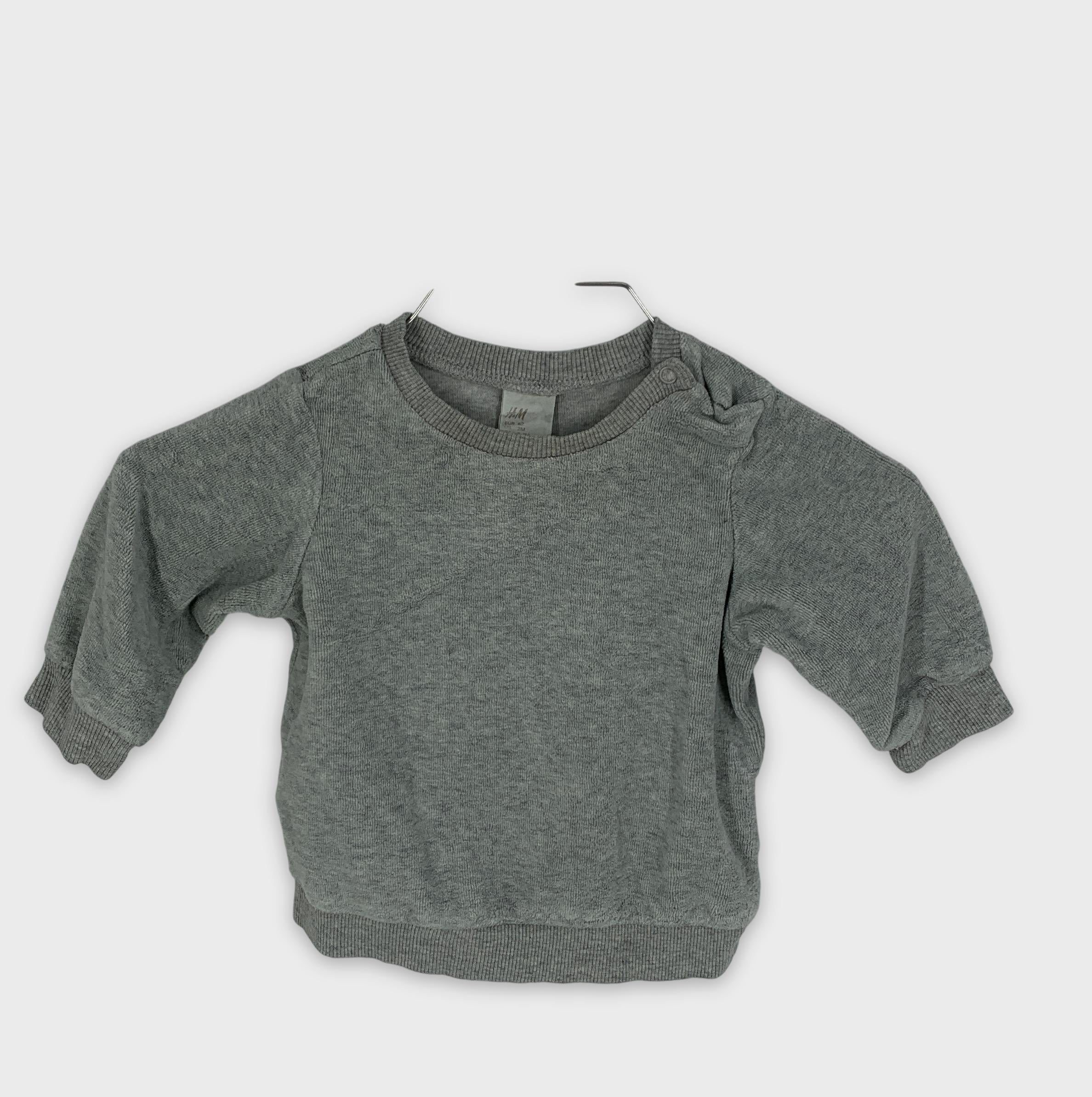 0-Sweat H&M gris chiné 👕