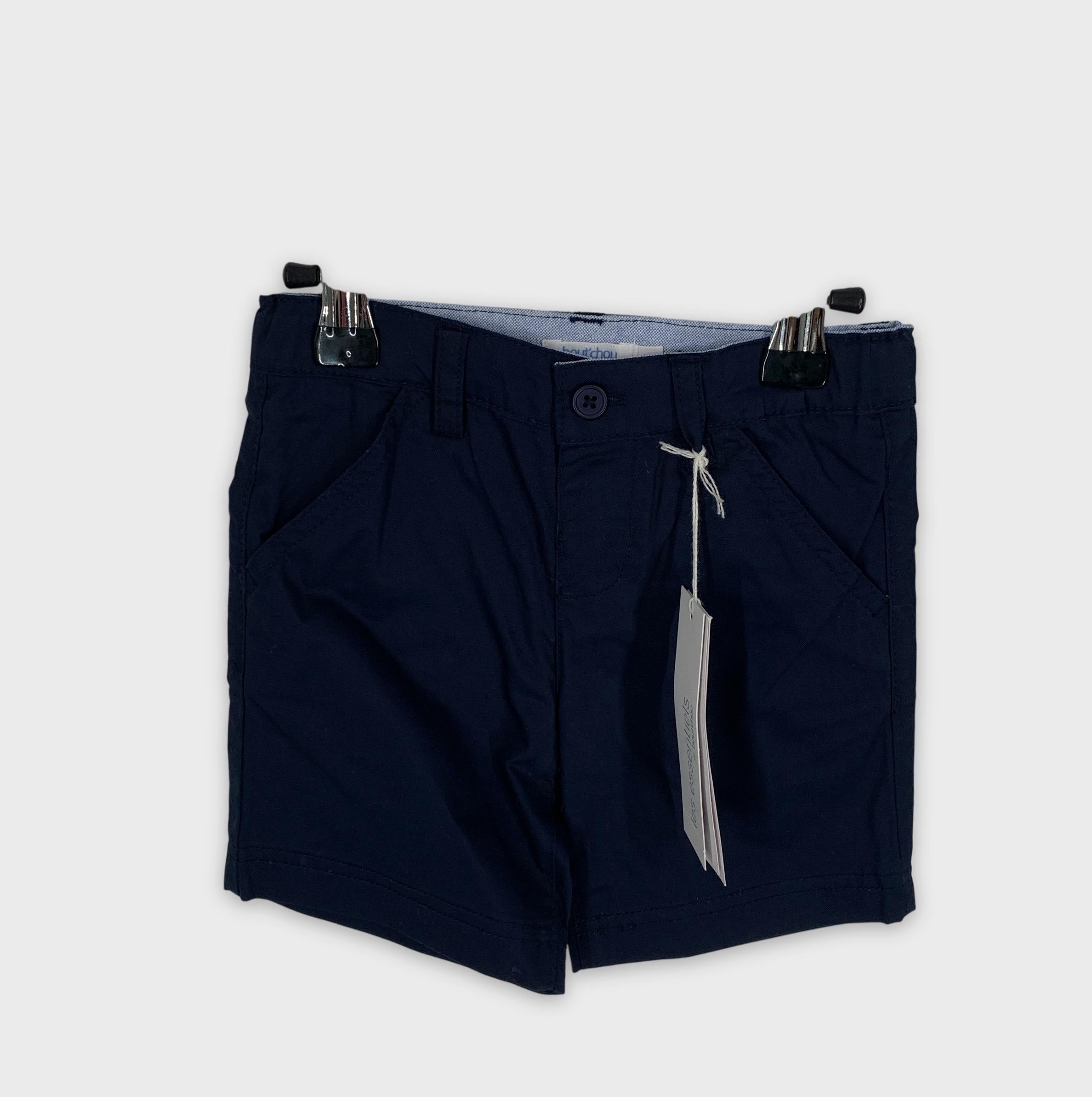 0-Bout'chou 👶 Short bleu marine 9 mois