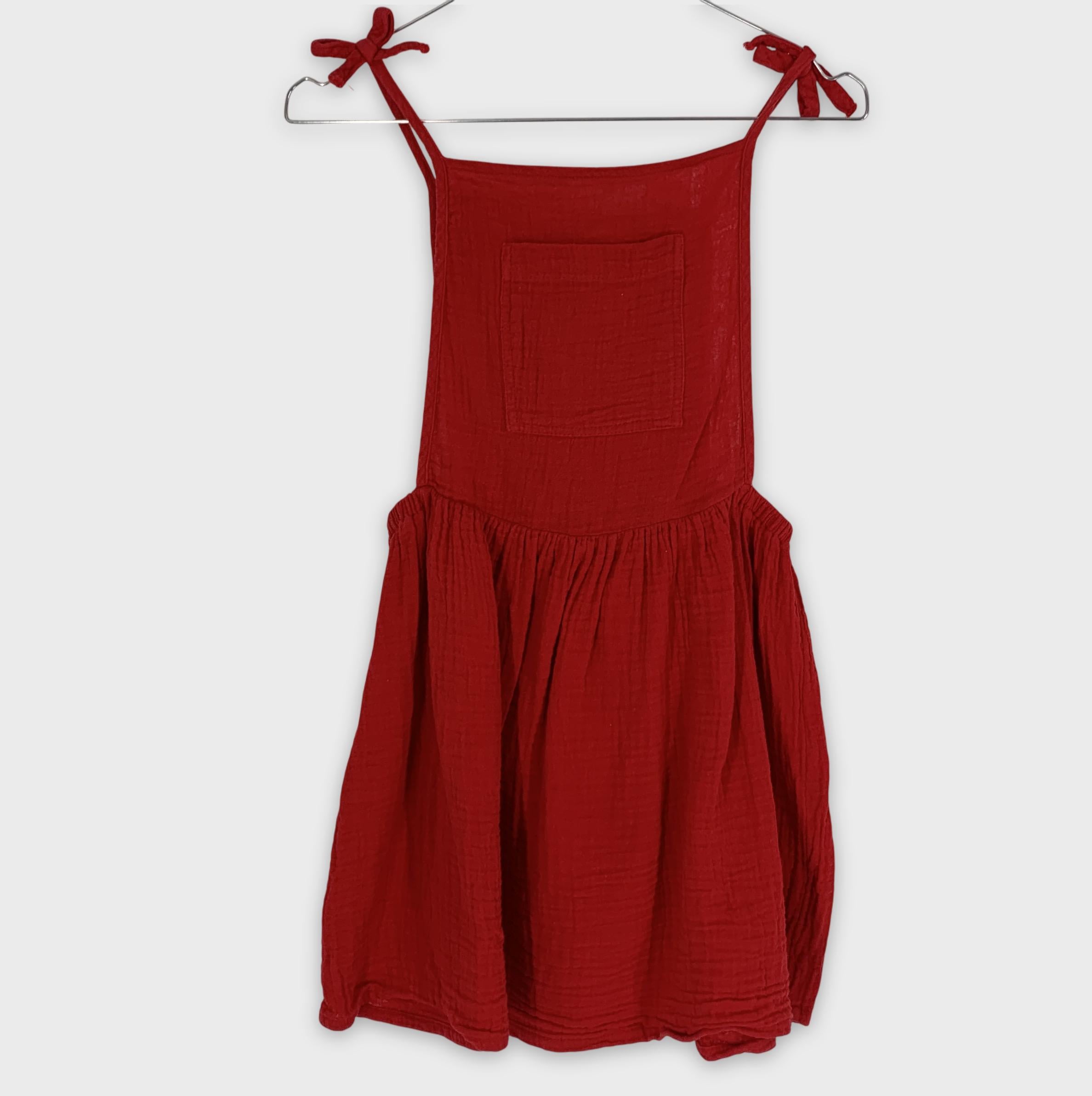 0-Robe rouge MONOPRIX KIDS BO 🔴