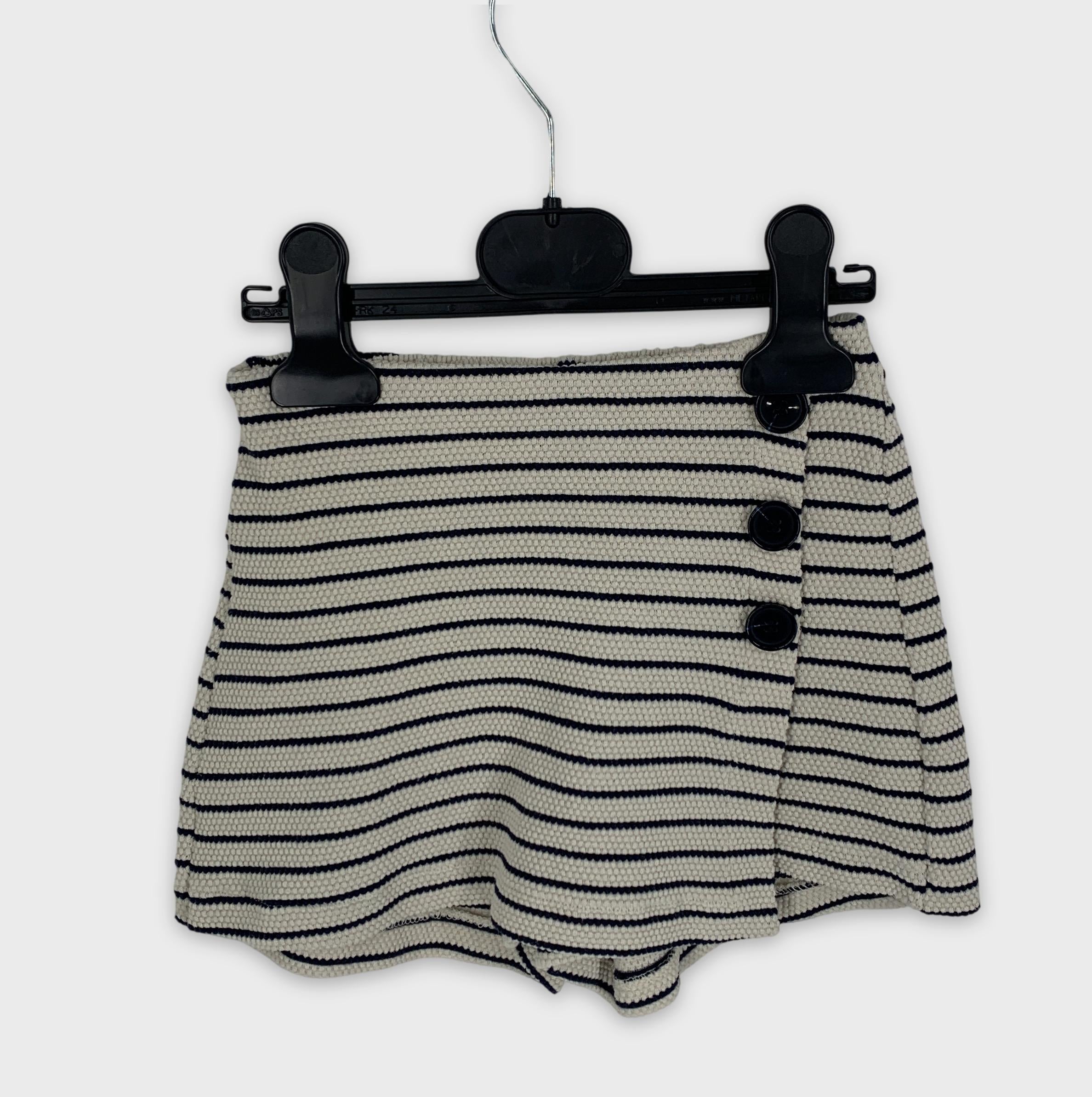0-Short rayé ZARA KIDS 5-6 ans 👧