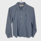 0-H&M Chemise garçon manches longues avec logo brodé 👕