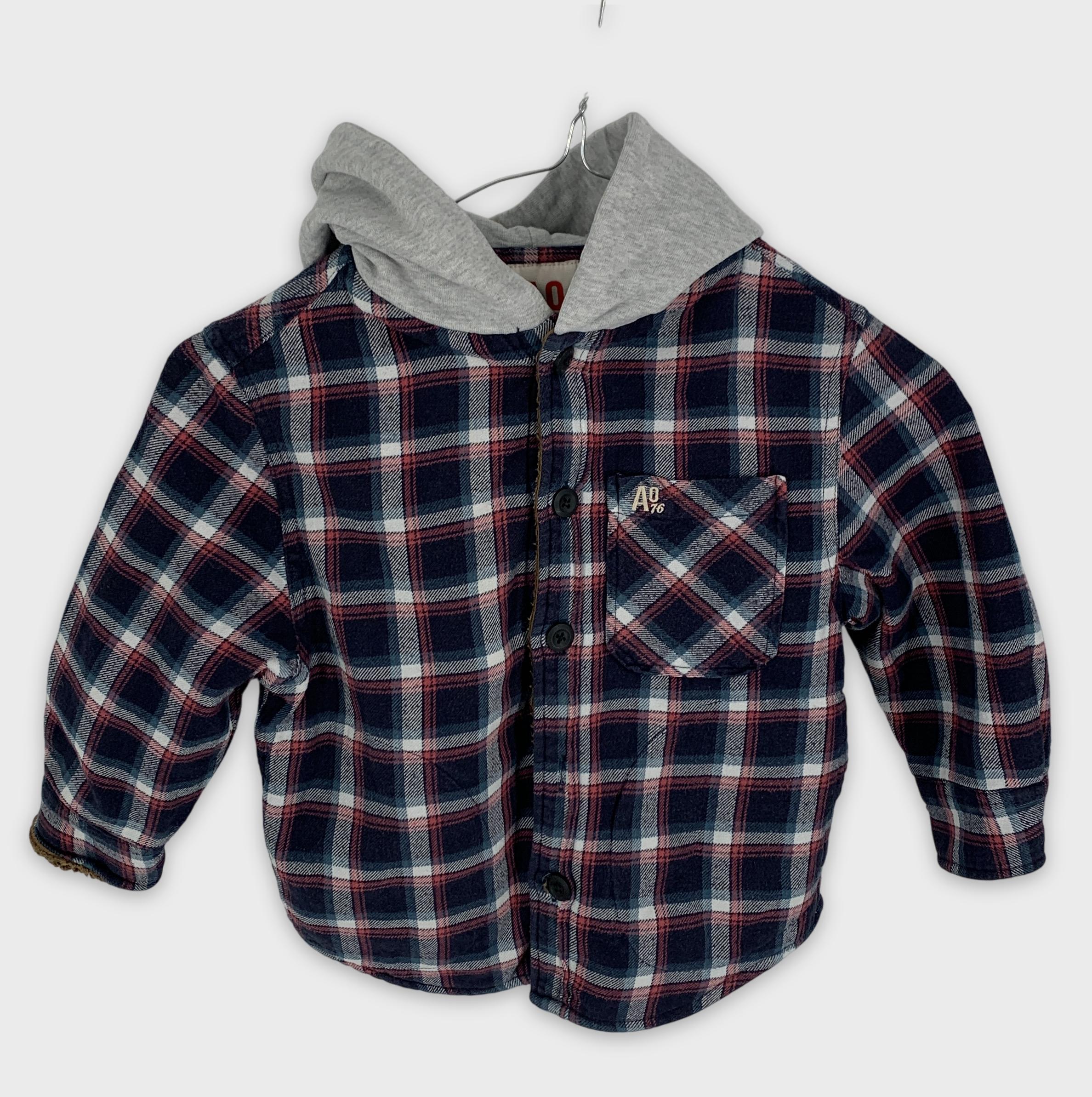 0-American Outfitters AO76 Veste à Capuche à Carreaux 🧸