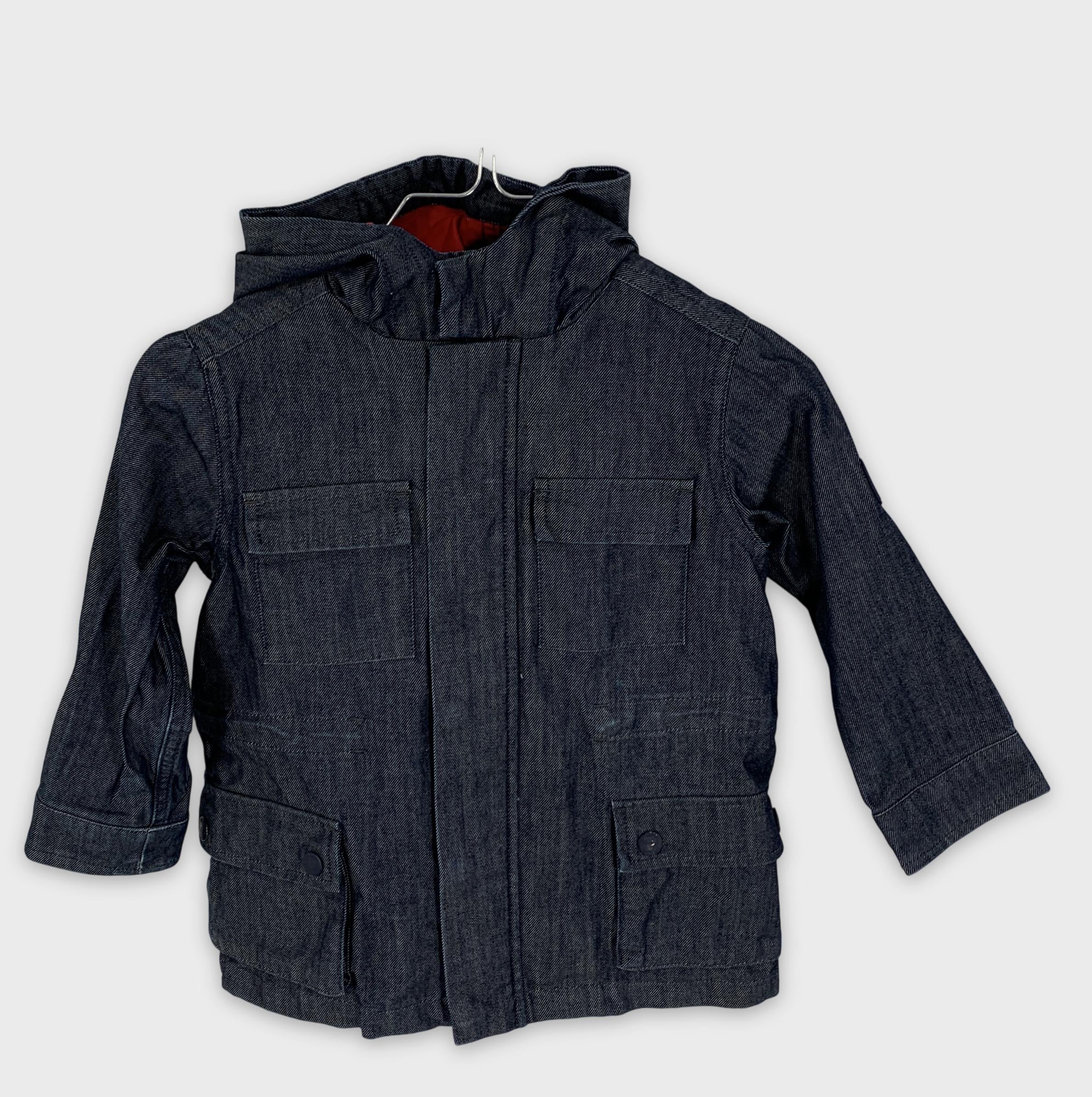 0-Veste Jacadi Paris en jean avec capuche 🧥