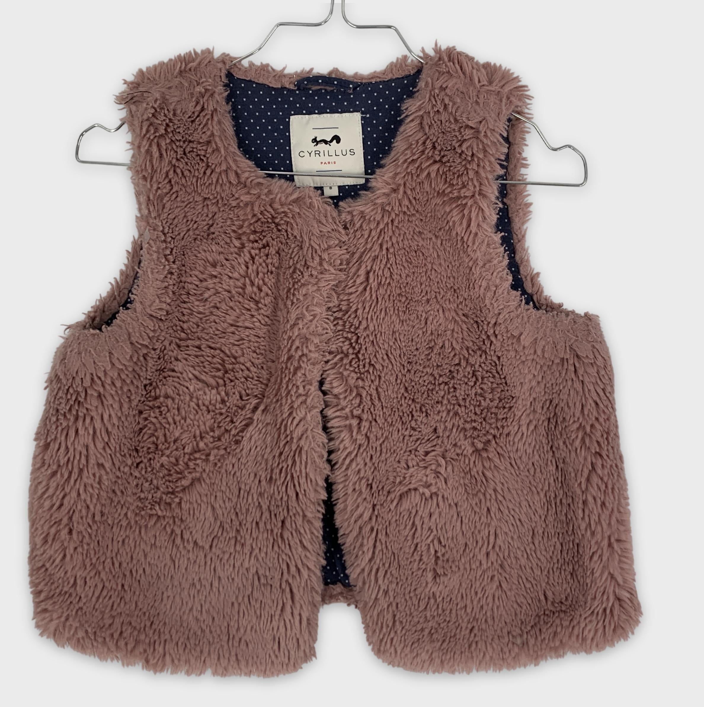 0-Gilet Cyrillus Paris en fausse fourrure 🧸